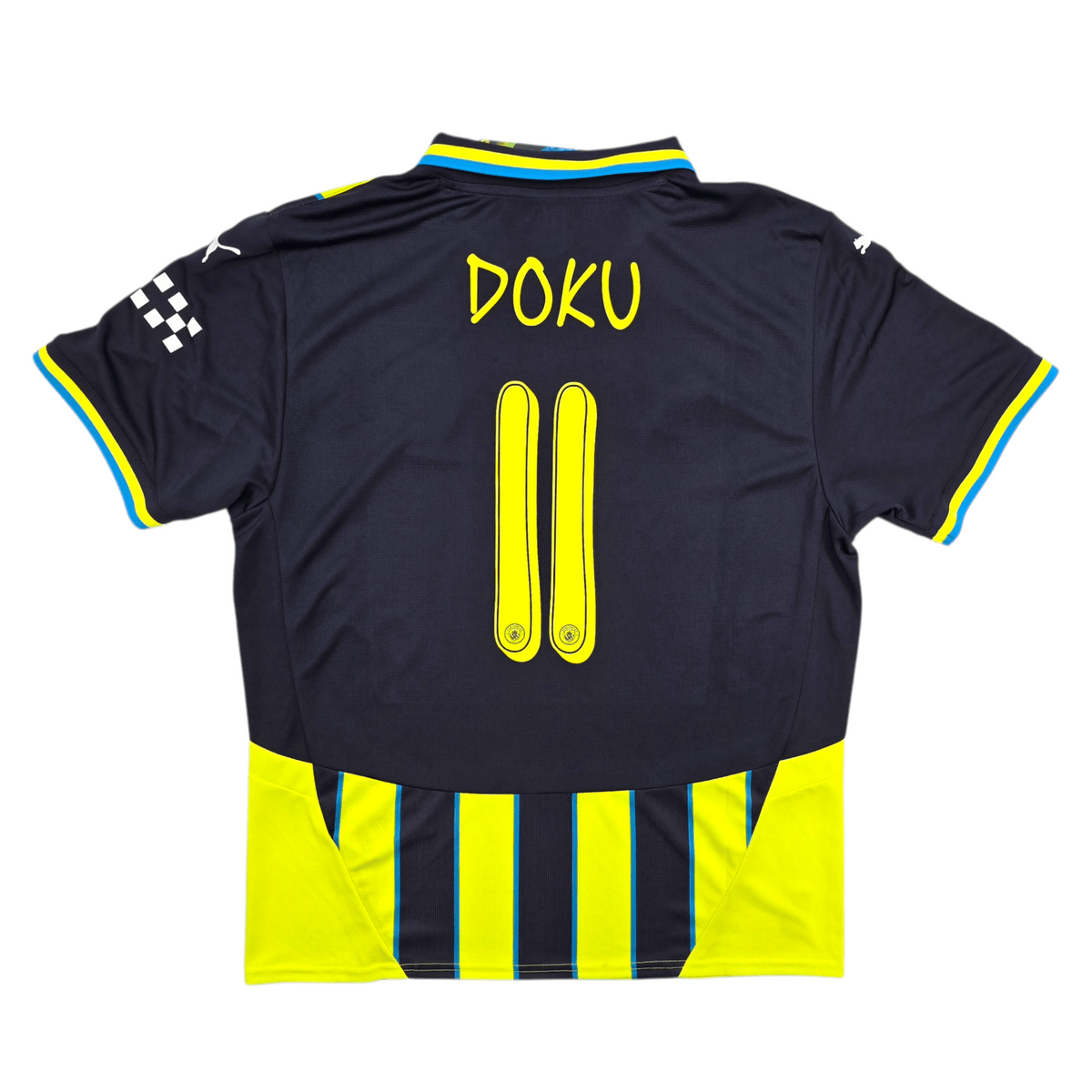 2024/25 Manchester City Away Football Shirt (L) Puma #11 Doku (BNWTs)