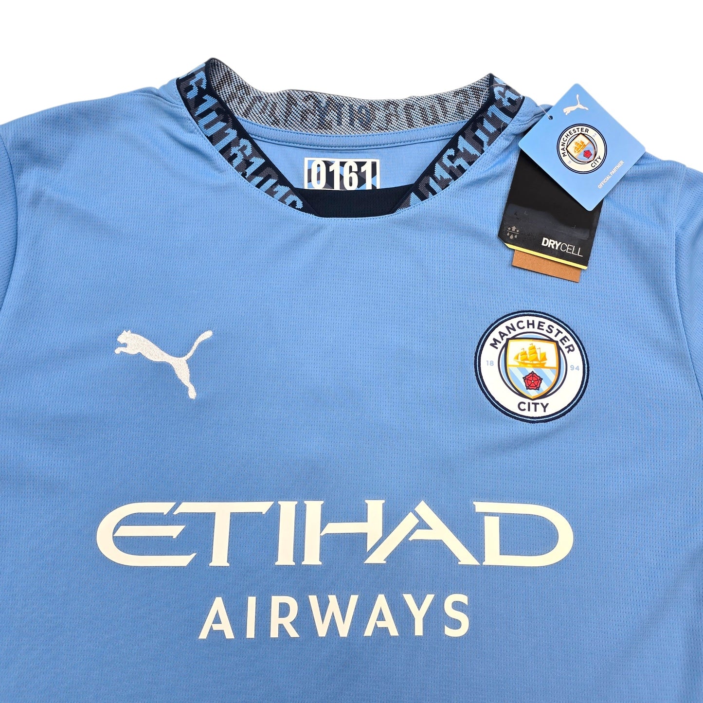 2024/25 Manchester City Home Football Shirt (L) Puma #9 Haaland (BNWTs)