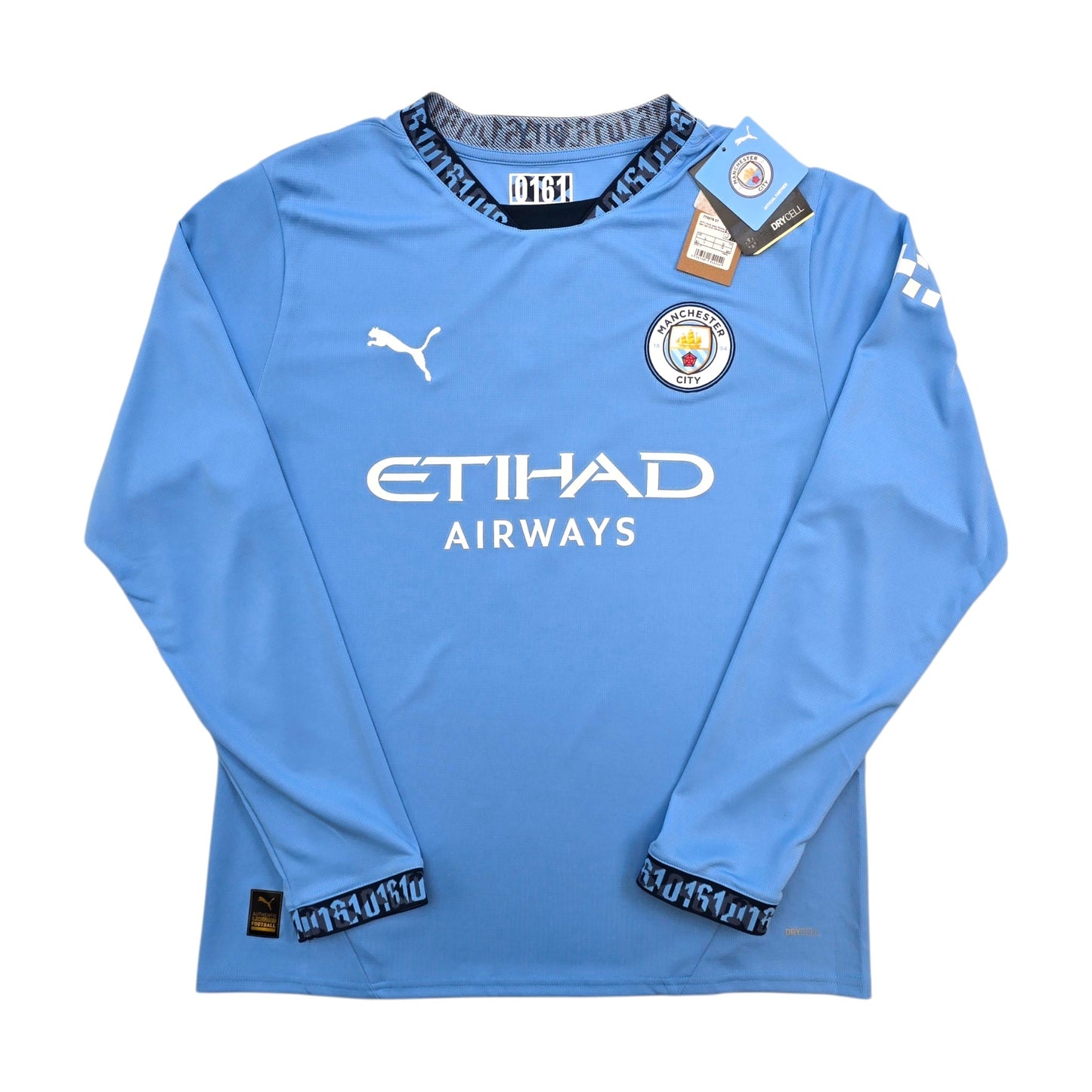 2024/25 Manchester City Home Football Shirt (L) Puma #9 Haaland (BNWTs)