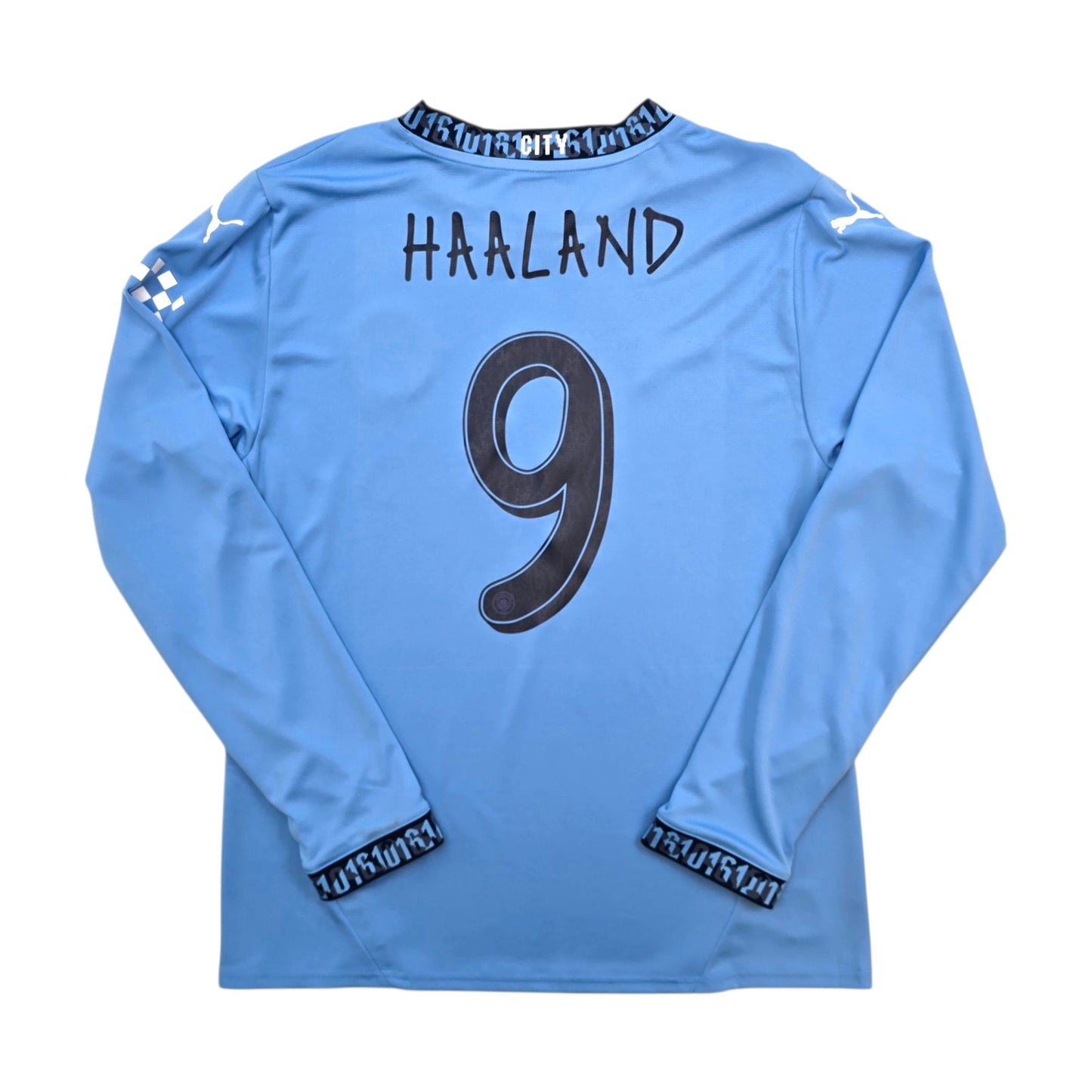 2024/25 Manchester City Home Football Shirt (L) Puma #9 Haaland (BNWTs)