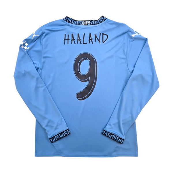 2024/25 Manchester City Home Football Shirt (L) Puma #9 Haaland (BNWTs)