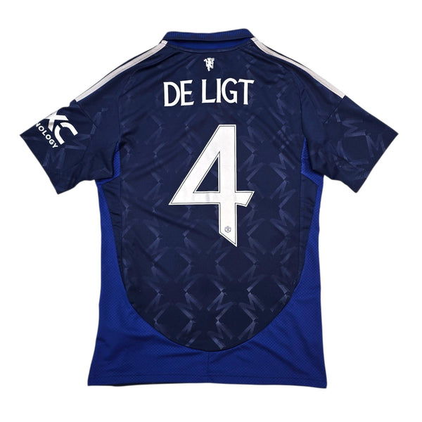 2024/25 Manchester United Away Football Shirt (S) Adidas #4 De Ligt
