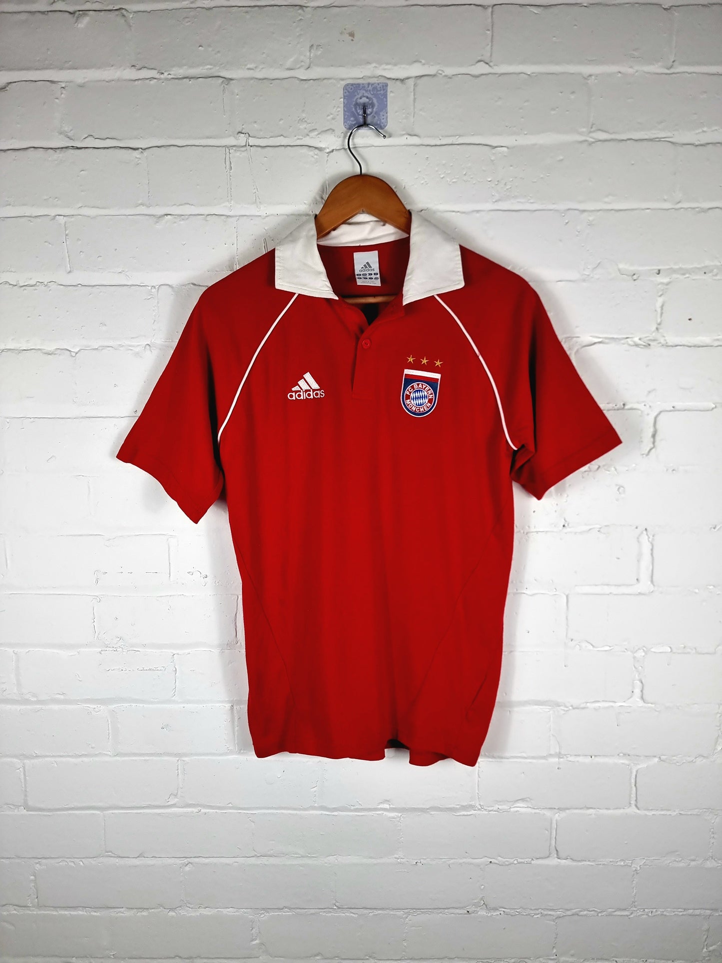 Adidas Bayern Munich 2005/06 Leisure Polo Shirt Small