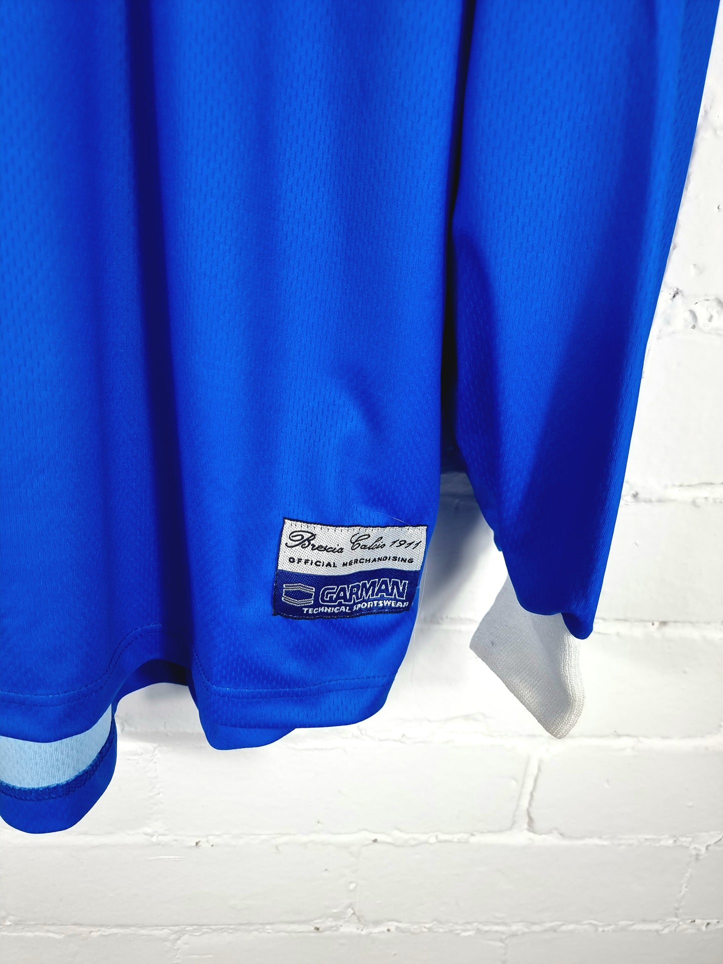 Garman Brescia 1999/00 'Zanoncelli 6' Long Sleeve Match Issue Signed Home Shirt XL