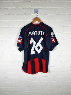 Zeus FC Crotone 2012/13 'Matute 26' Match Issue Home Shirt Large