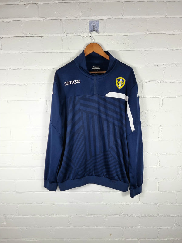Kappa Leeds United 2015/16 Quarter Zip Training Sweatshirt XL