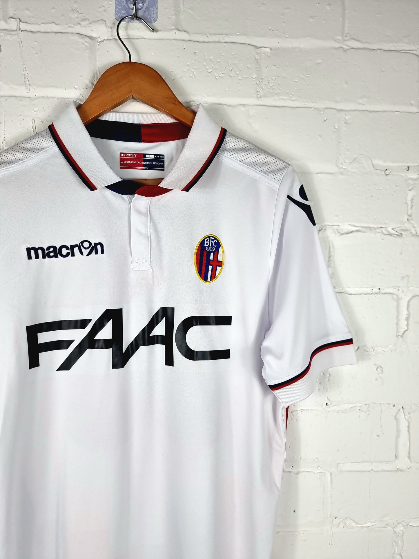 Macron Bologna 2015/16 'Brighi 33' Match Issue Away Shirt Large
