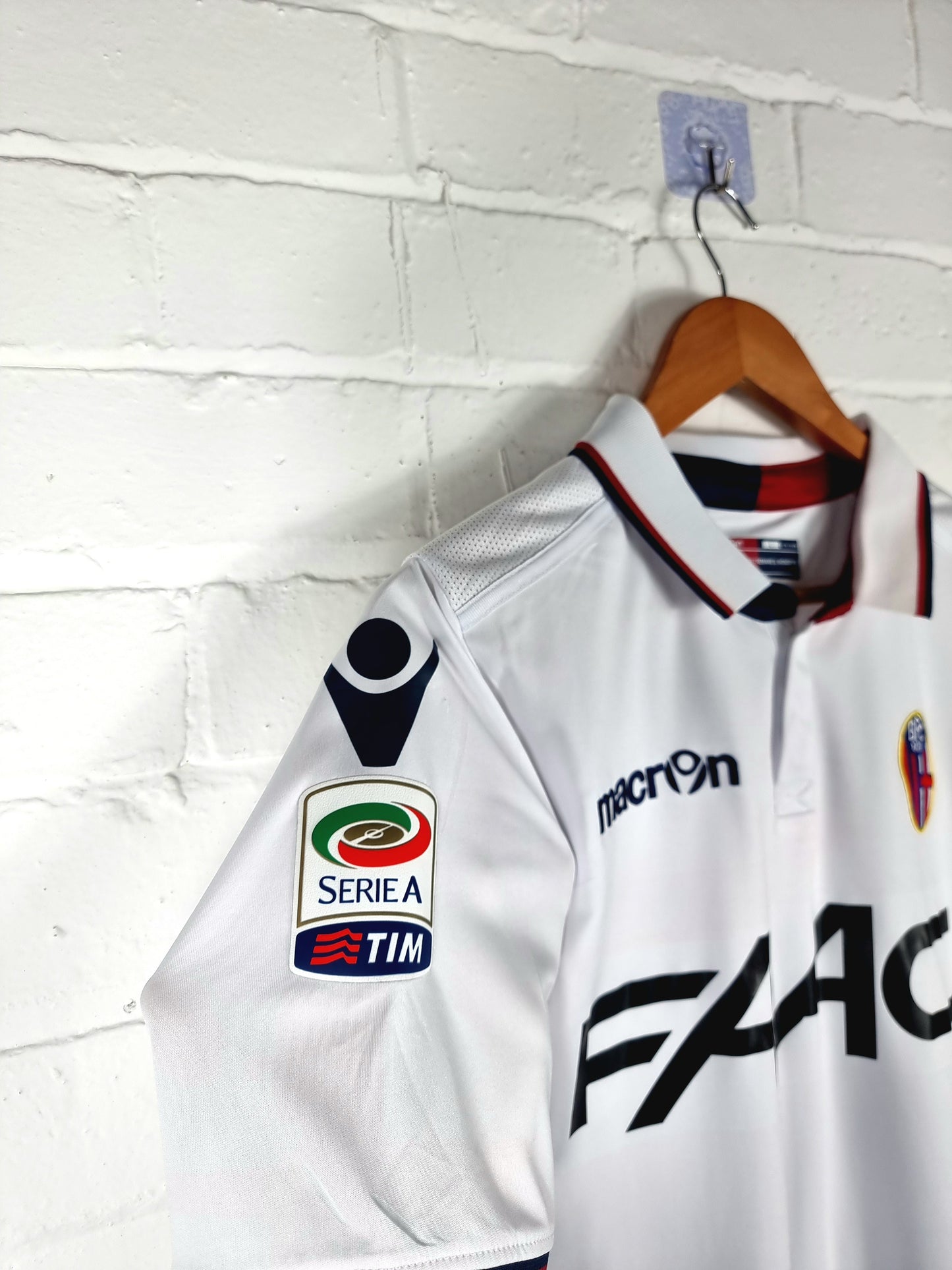 Macron Bologna 2015/16 'Brighi 33' Match Issue Away Shirt Large