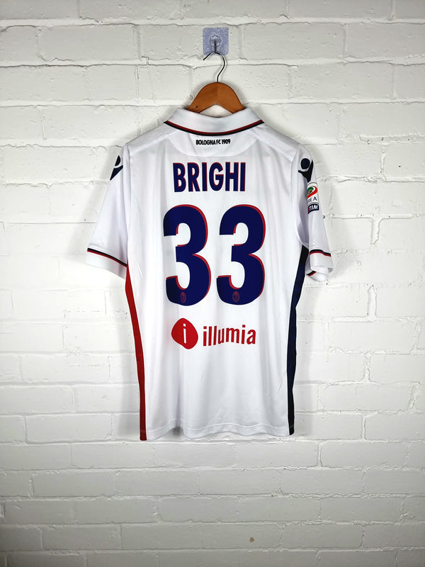 Macron Bologna 2015/16 'Brighi 33' Match Issue Away Shirt Large