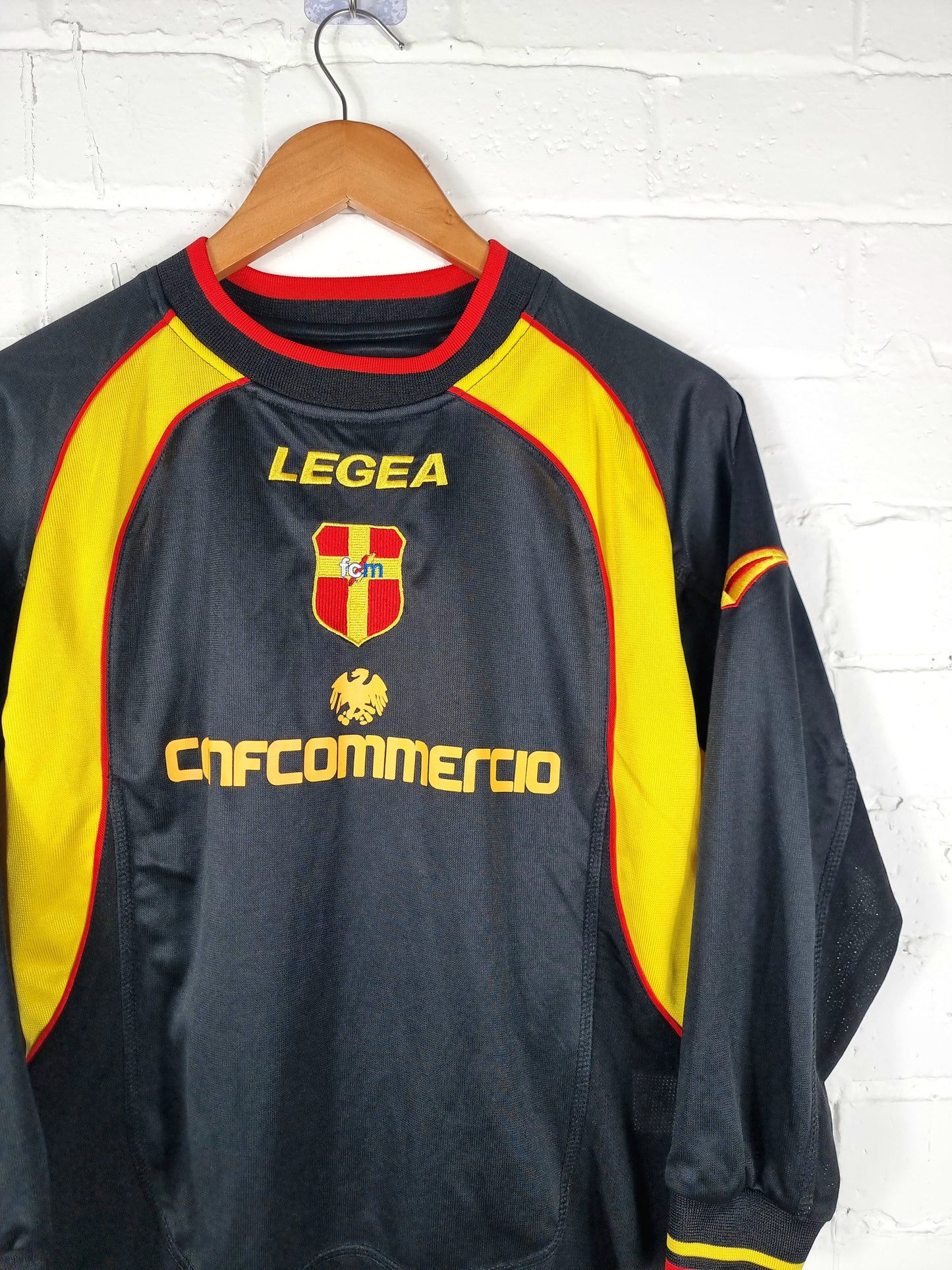 Legea Messina 2003/04 Long Sleeve Third Shirt XS