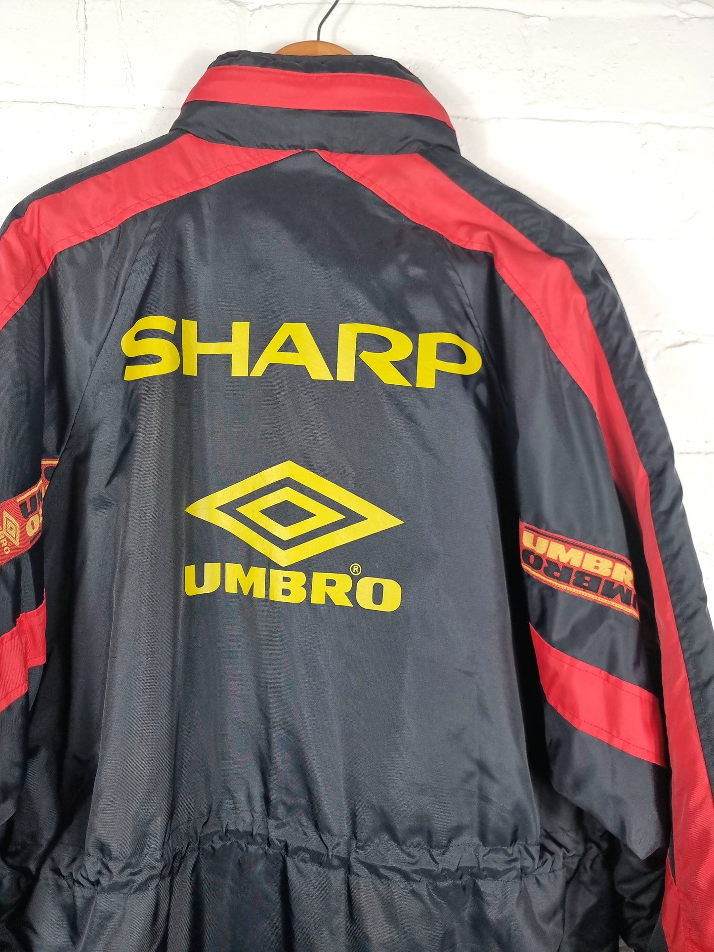 Umbro Manchester United 1996/97 Bench Coat Large