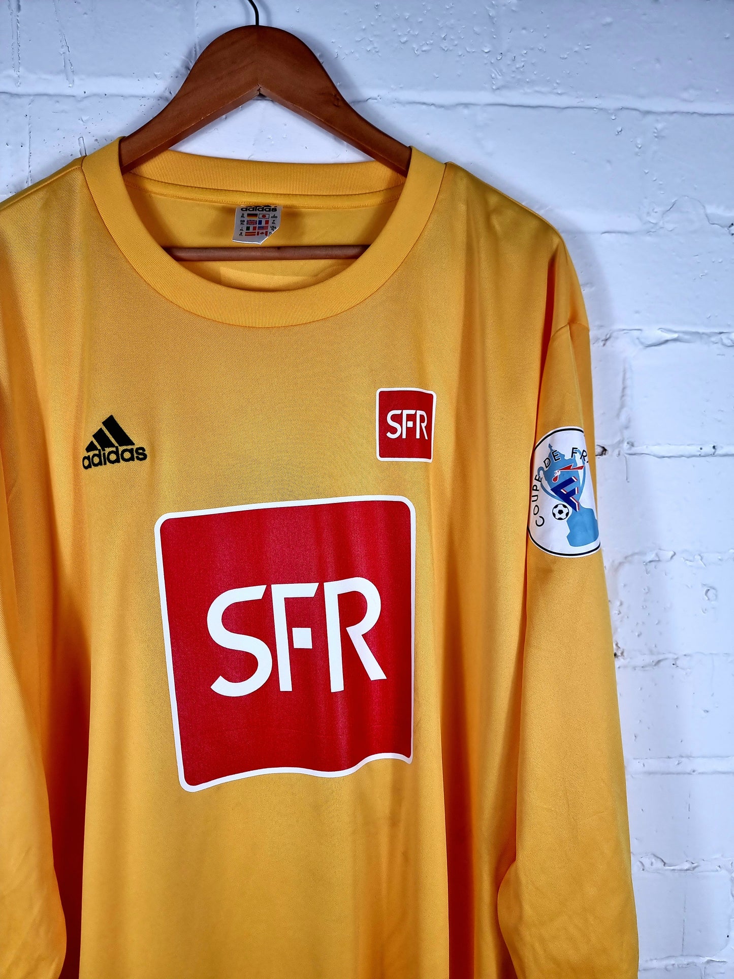 Adidas Coupe De France 2005/06 Player Issue Signed Long Sleeve Shirt XL