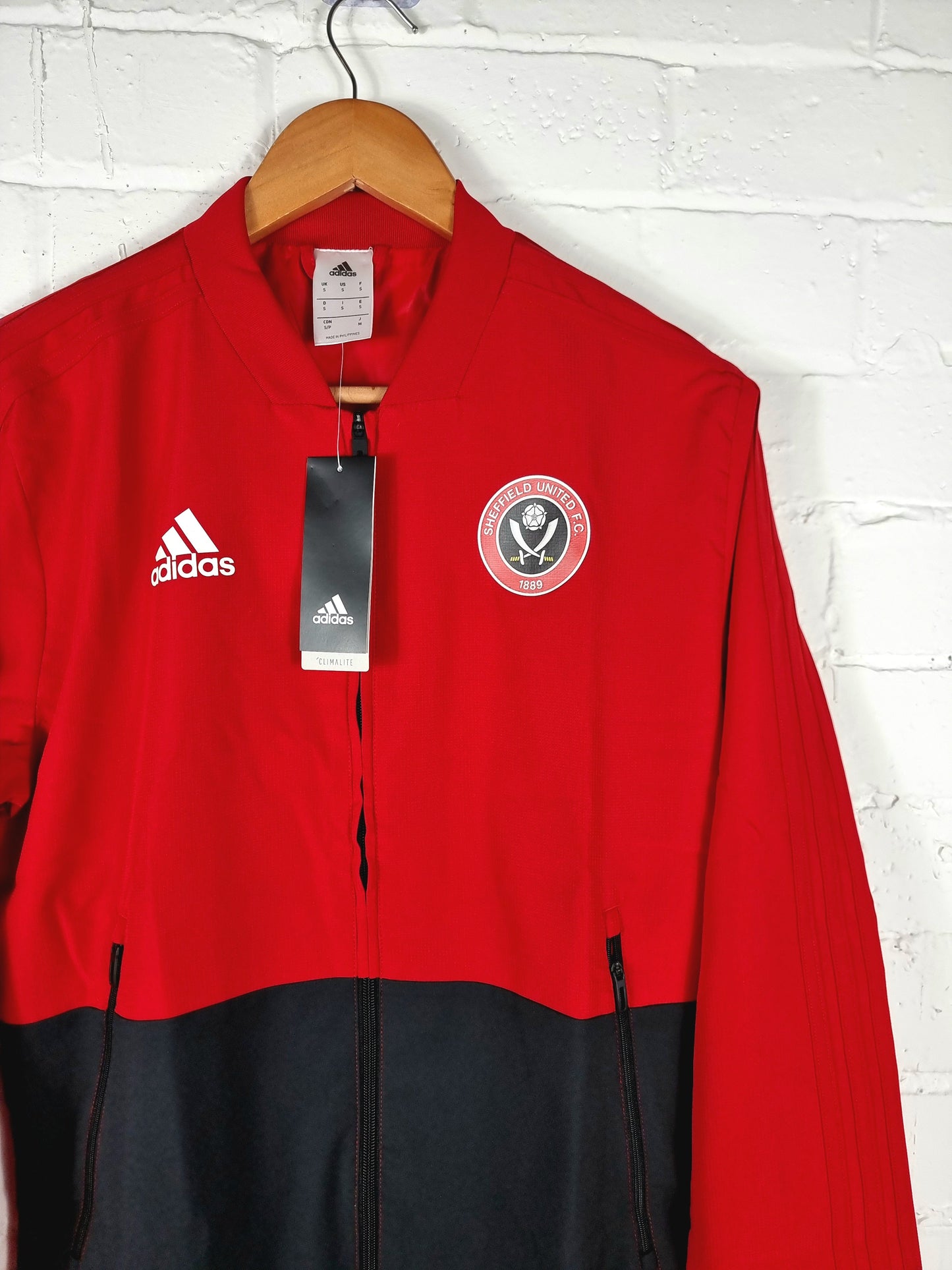 Adidas Sheffield United BNWT 2018/19 Track Jacket Small