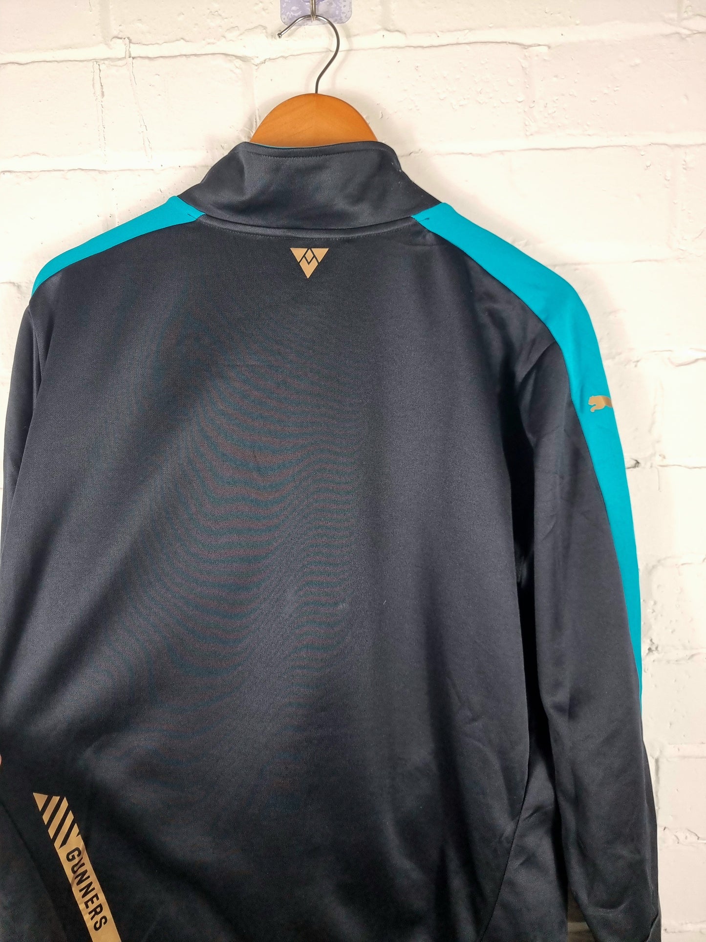Puma Arsenal 2015/16 Quarter Zip Sweatshirt Large