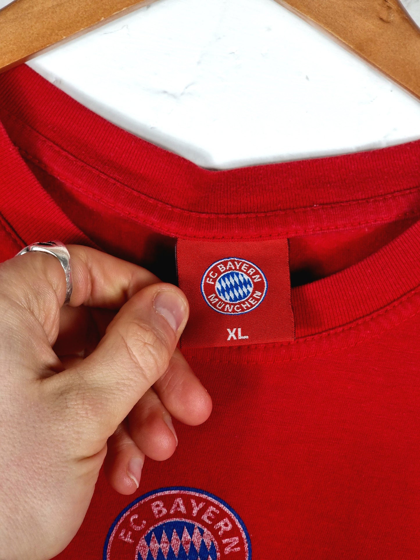 Bayern Munich 2007/08 Deutscher Meisure Fan T-Shirt XL