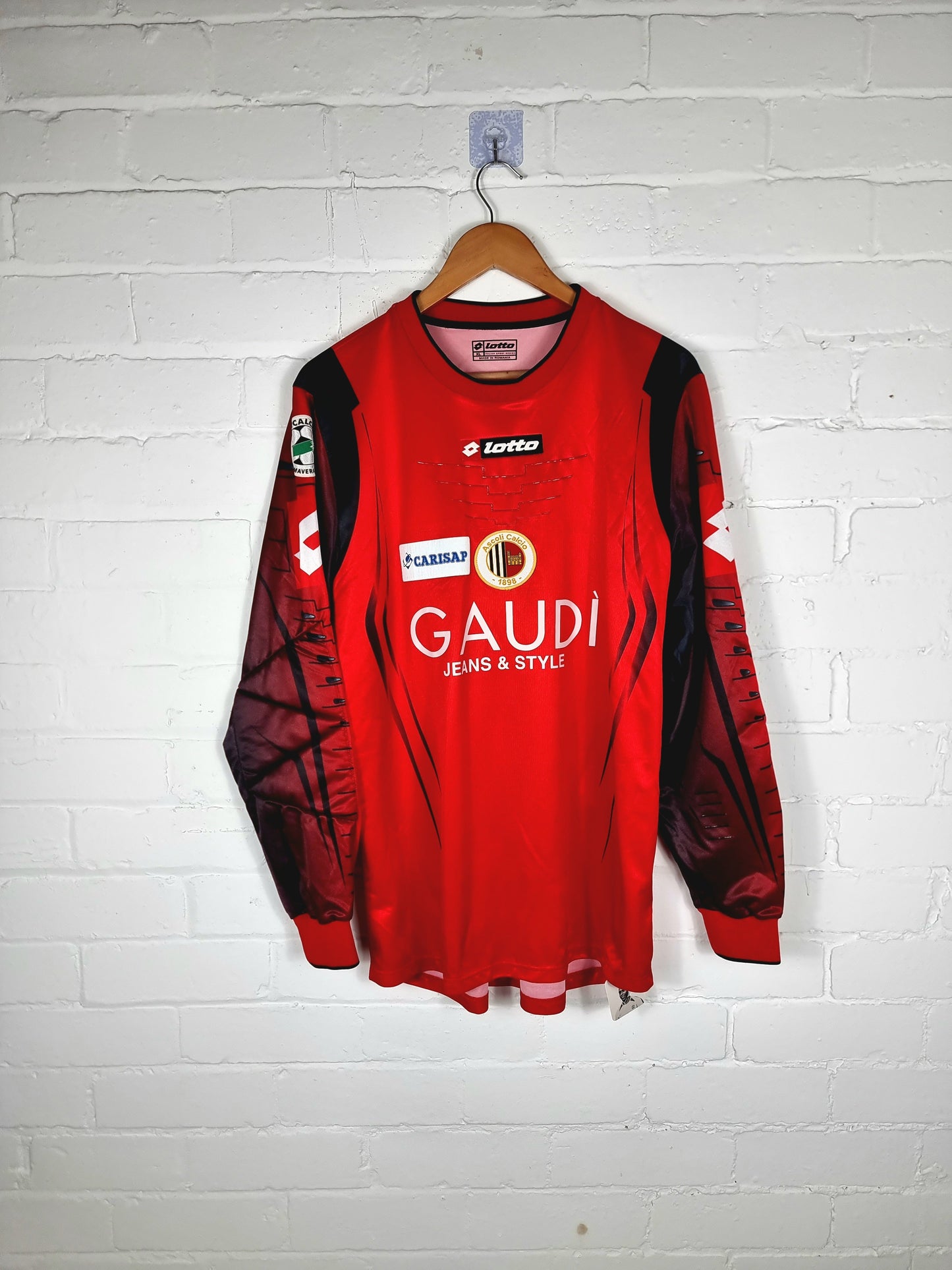 Lotto Ascoli 2005/06 Long Sleeve Match Issue Primavera Goalkeeper Shirt XL