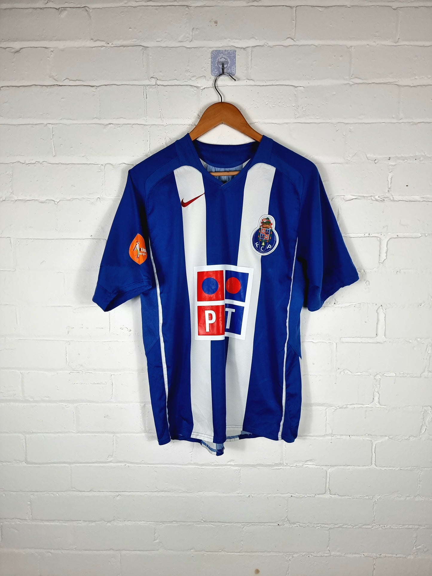 Nike Porto 2005/06 Home Shirt Medium