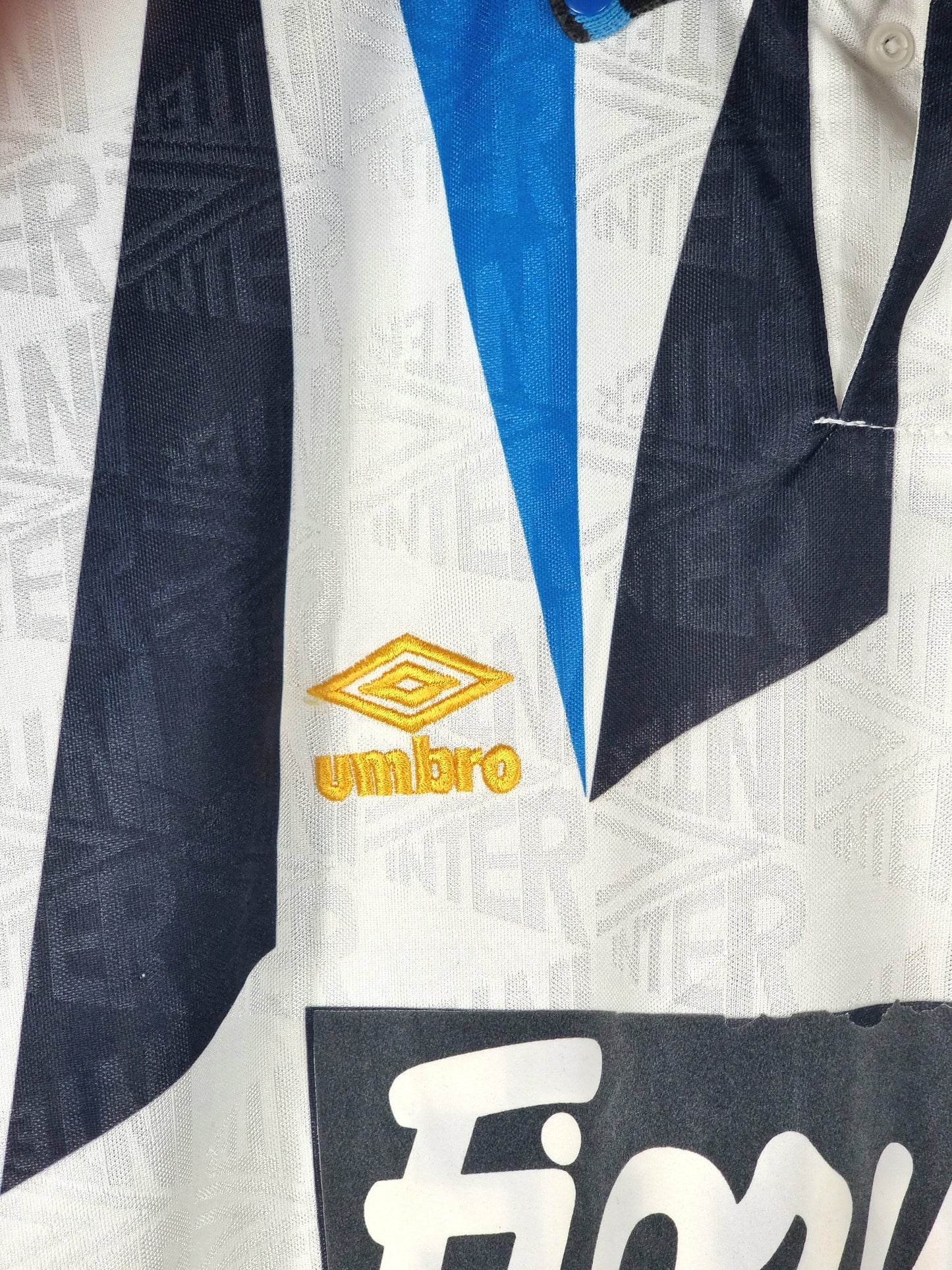 Umbro Inter Milan 1992/93 Youth Match Issue Away Shirt Small
