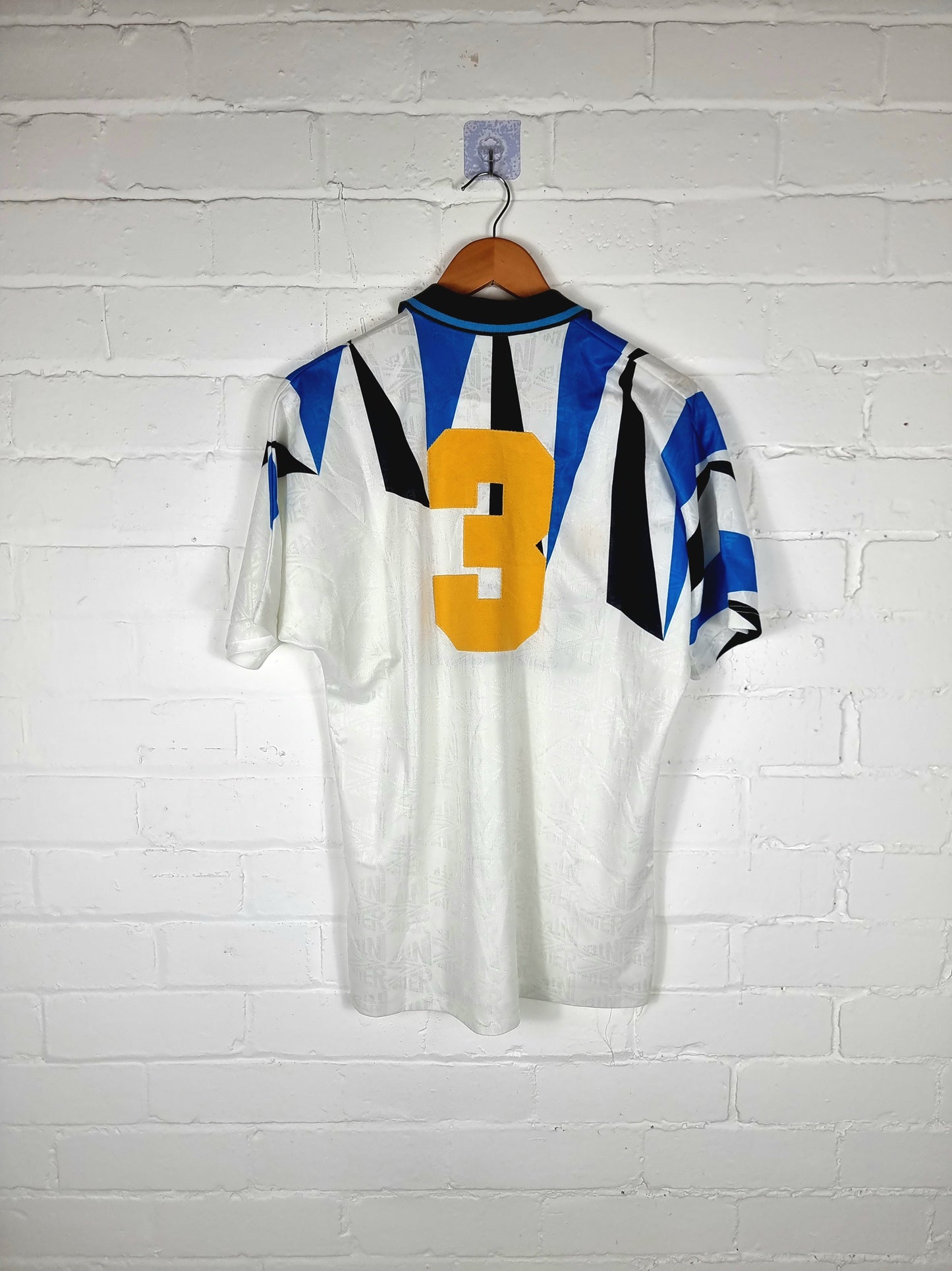 Umbro Inter Milan 1992/93 Youth Match Issue Away Shirt Small