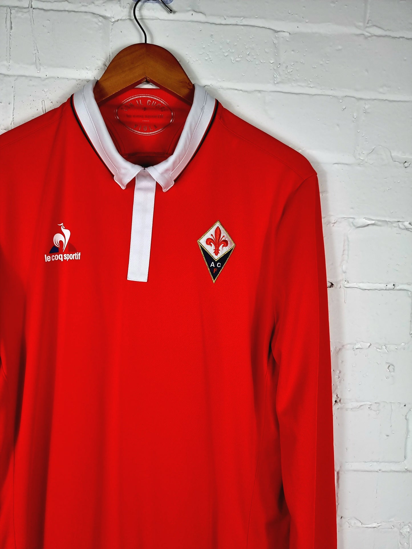 Le Coq Sportif Fiorentina 2016/17 Long Sleeve Third Shirt Large