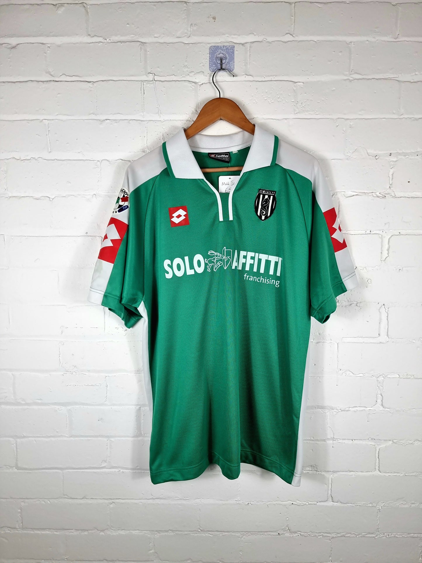 Lotto A.C. Cesena 2004/05 'Groppi 3' Match Issue Away Shirt XL