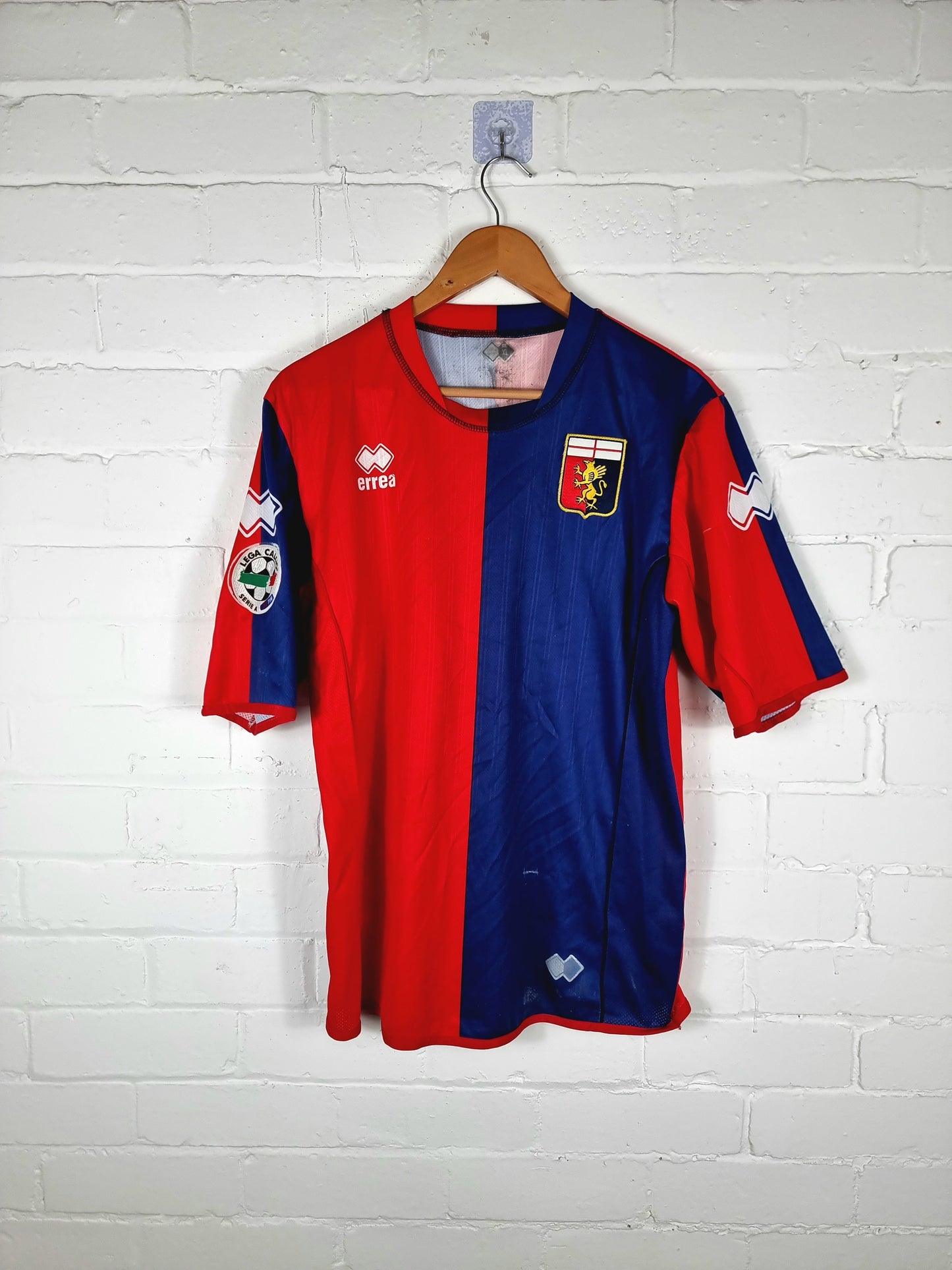Errea Genoa 2007/08 'Adailton 10' Home Shirt XL
