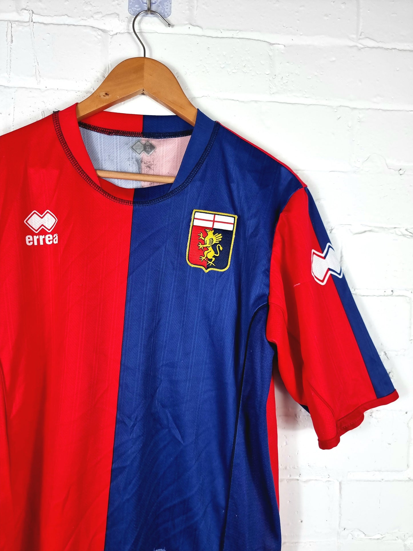 Errea Genoa 2007/08 'Adailton 10' Home Shirt XL