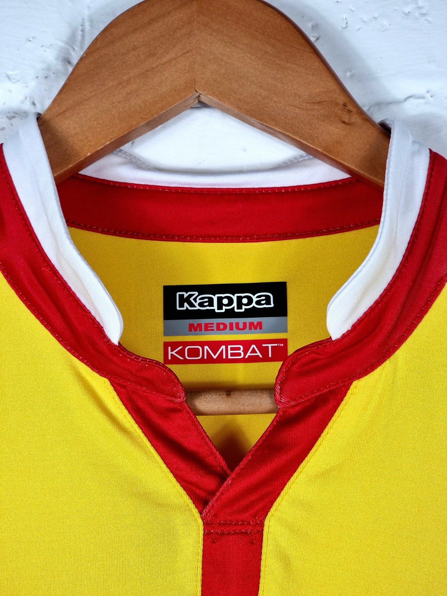 Kappa Kombat Sporting Gijon 2015/16 Away Shirt Medium