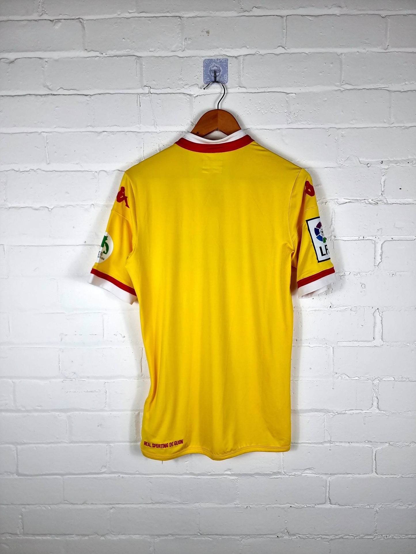 Kappa Kombat Sporting Gijon 2015/16 Away Shirt Medium