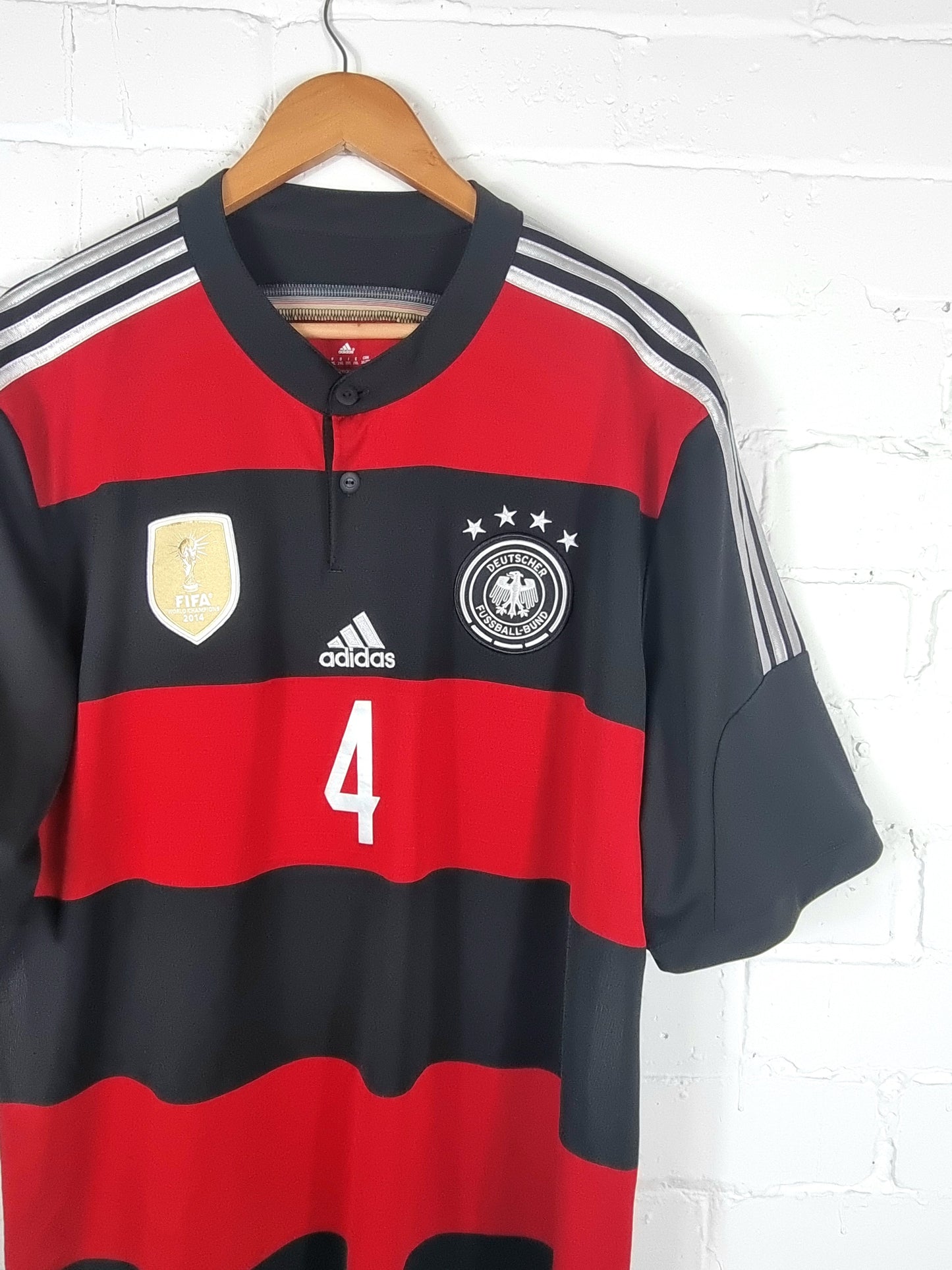 Adidas Germany 2014/16 Höwedes 4' Away Shirt XXL
