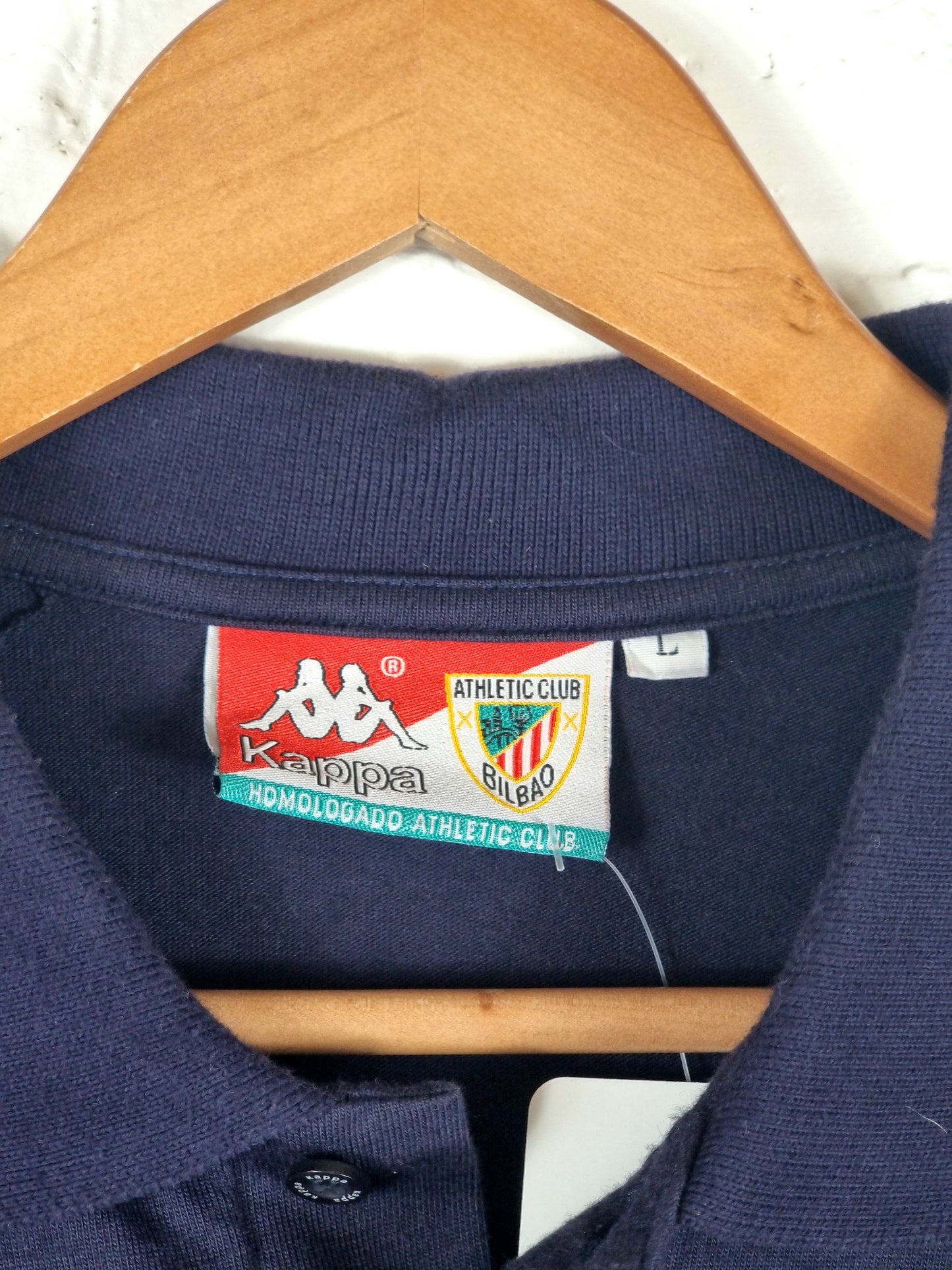 Kappa Athletic Bilbao 1997/99 Long Sleeve Training Polo Shirt Large