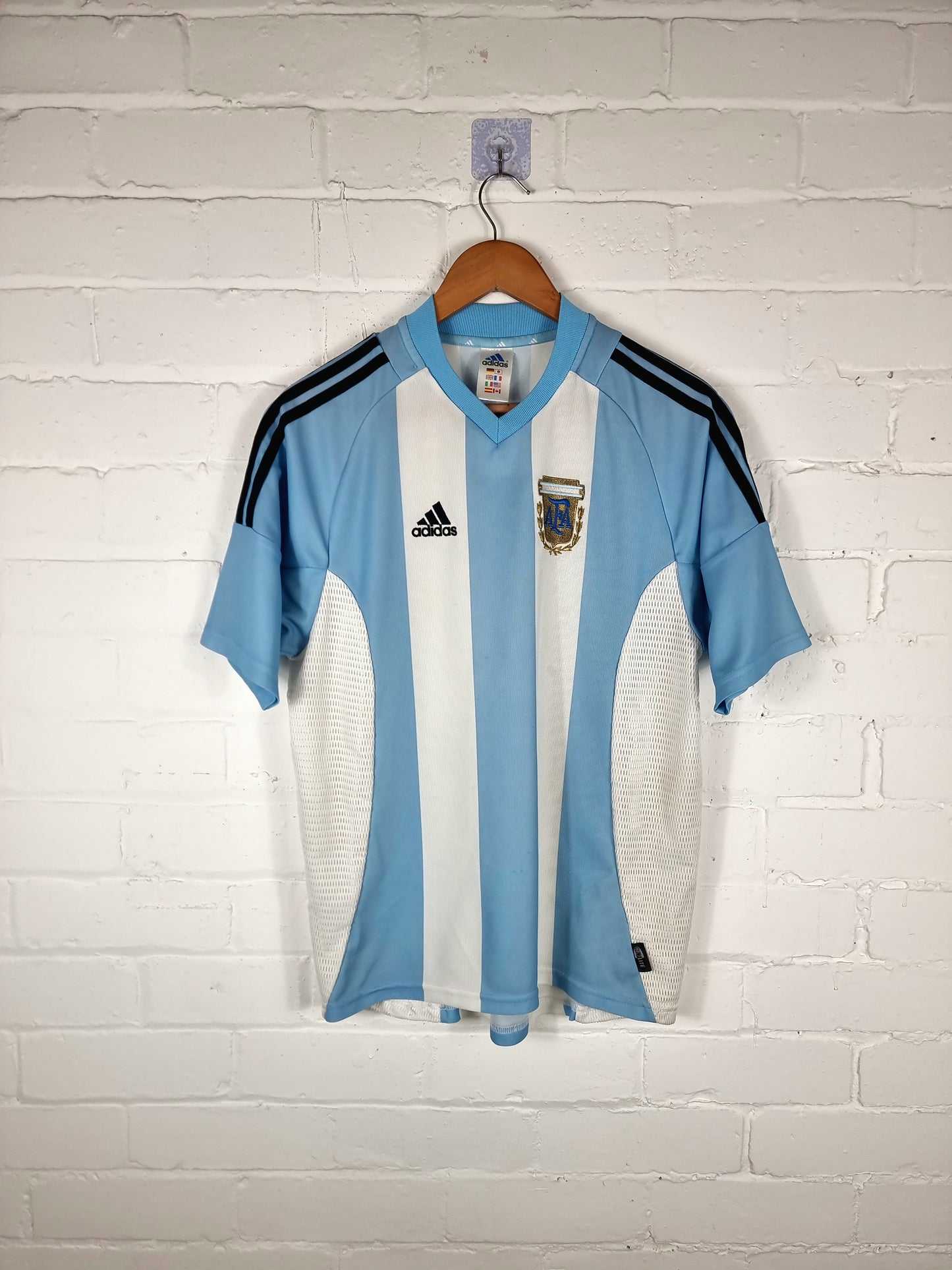 Adidas Argentina 2002/04 Home Shirt Small