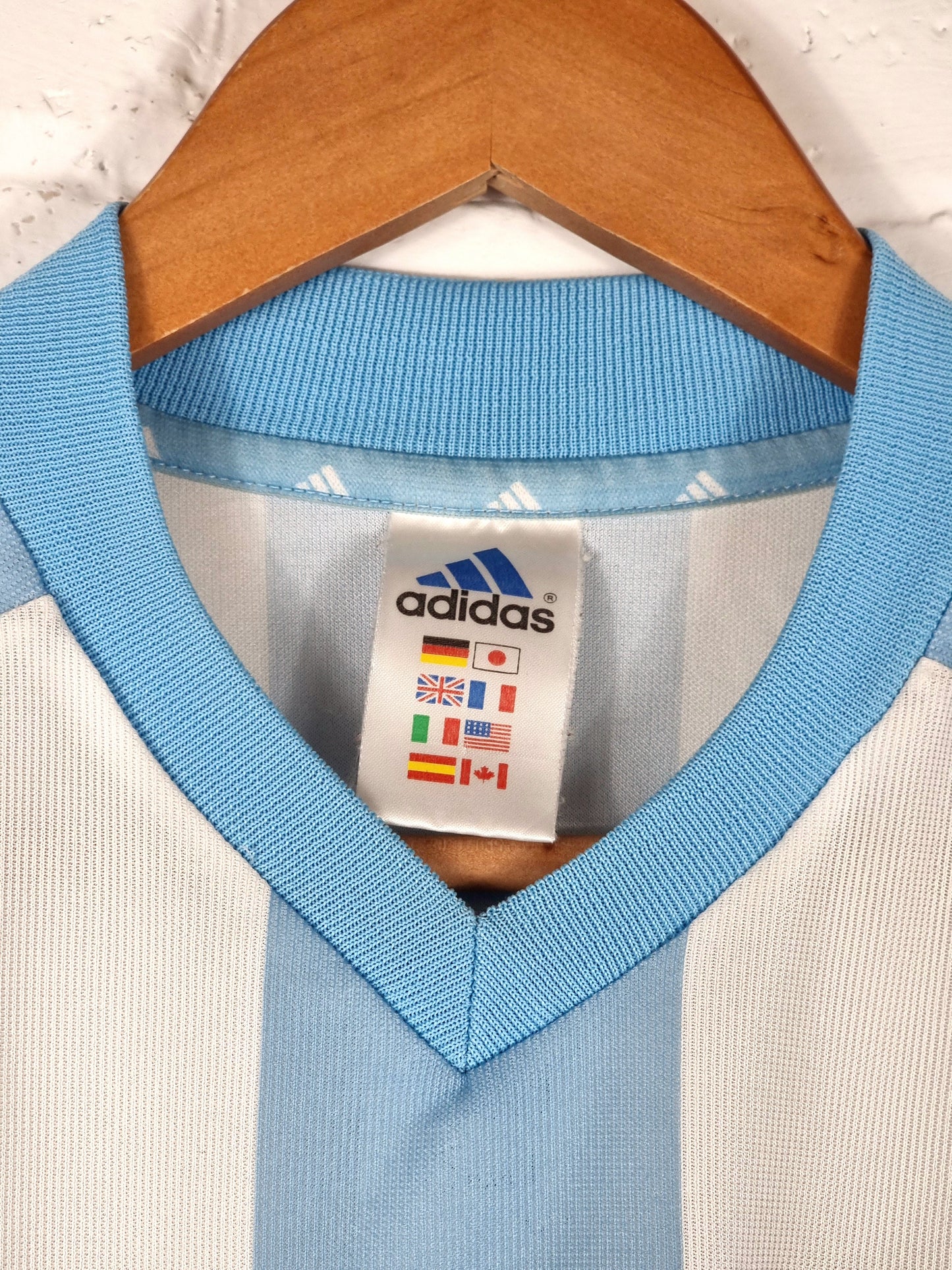 Adidas Argentina 2002/04 Home Shirt Small