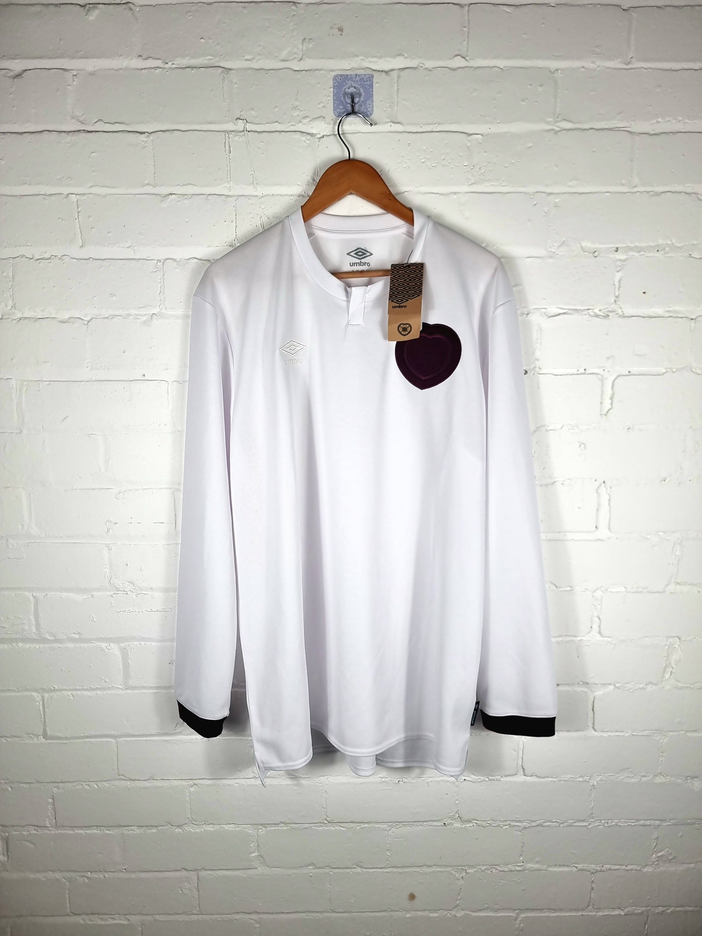 Umbro Hearts 2023/24 BNWT Long Sleeve 150th Anniversary Third Shirt XXL