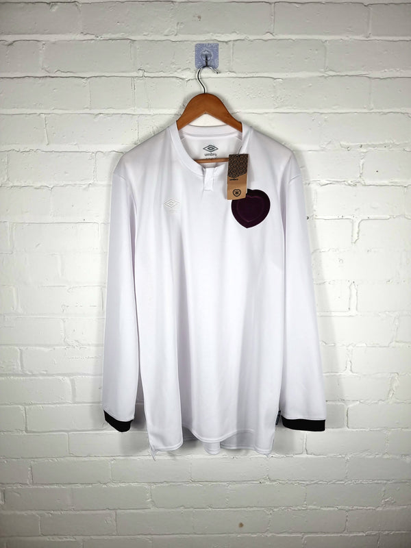 Umbro Hearts 2023/24 BNWT Long Sleeve 150th Anniversary Third Shirt XXL