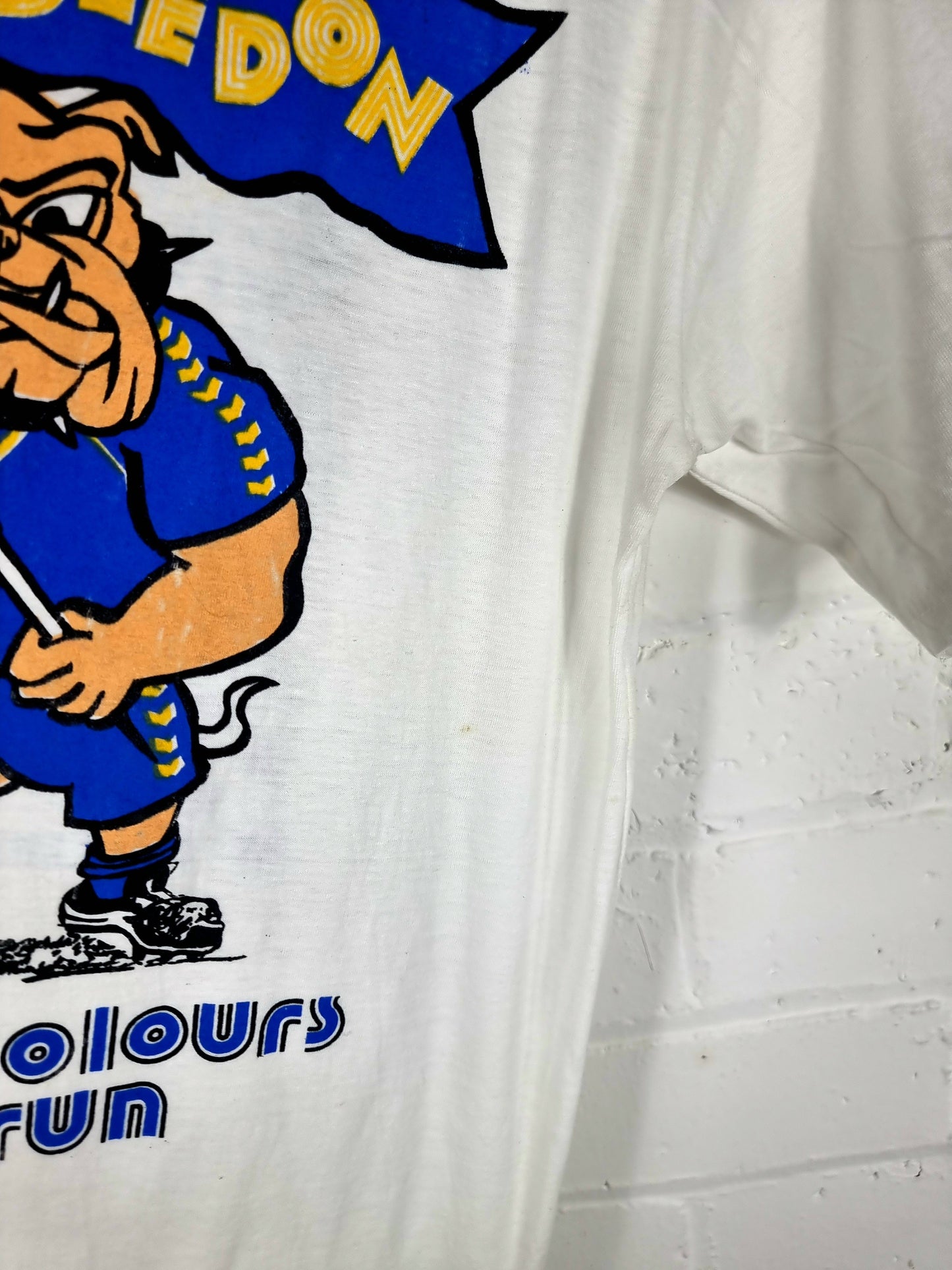 Wimbledon 1989/90 'These Colours Don't Run' Fan Leisure T-Shirt Medium