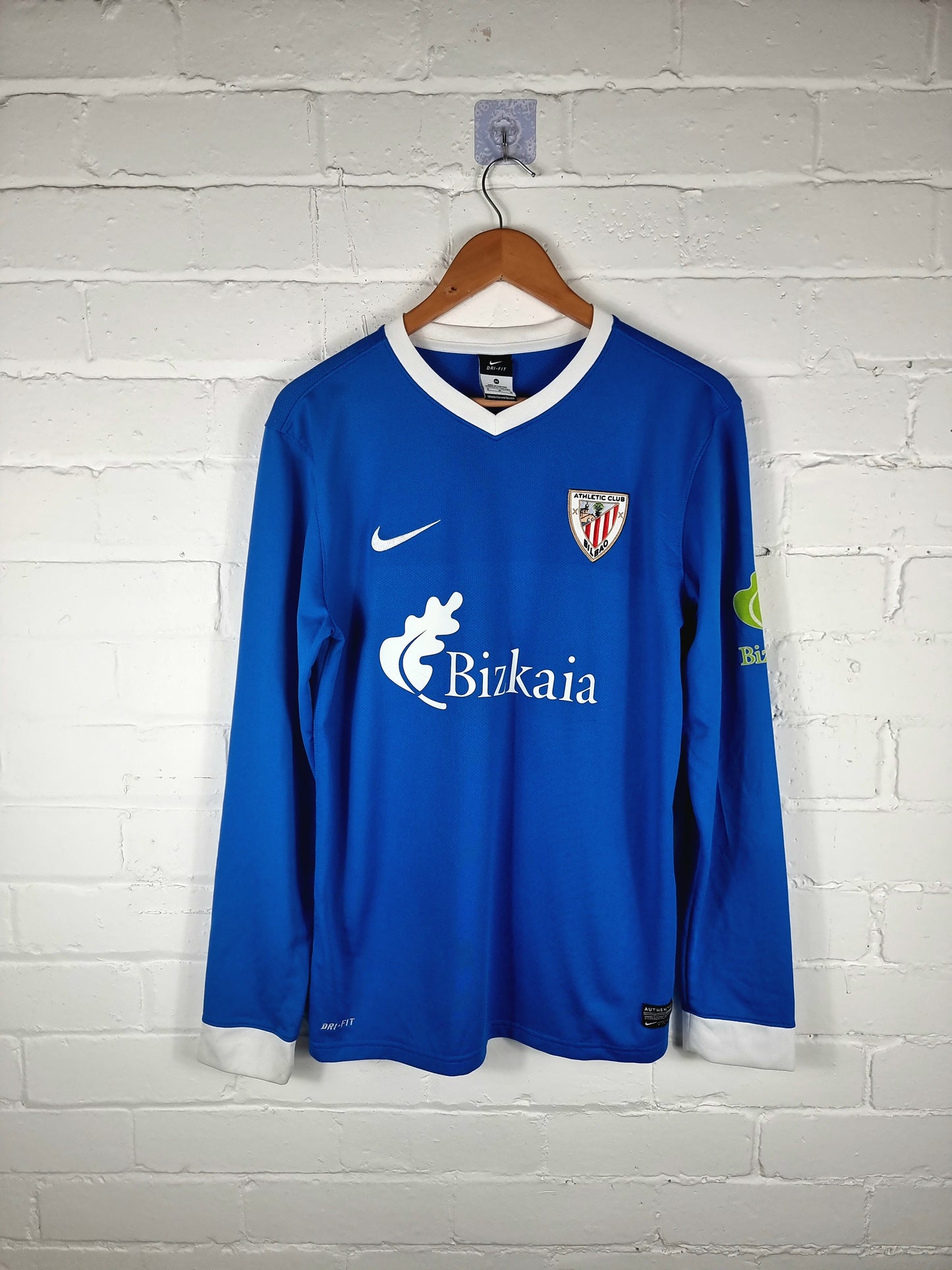 Nike Athletic Bilbao B 2013/14 Long Sleeve Match Issue Away Shirt Medium