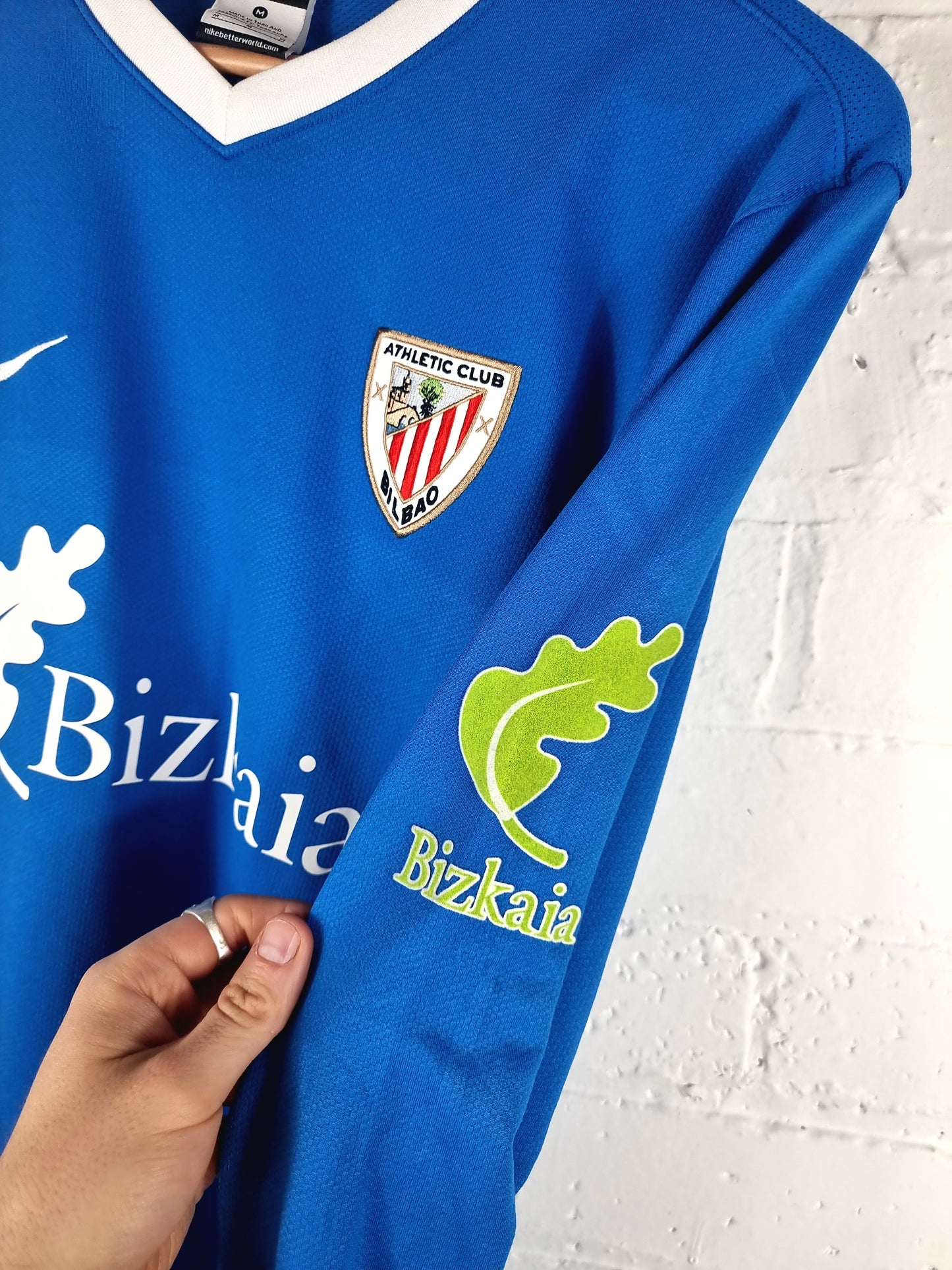 Nike Athletic Bilbao B 2013/14 Long Sleeve Match Issue Away Shirt Medium