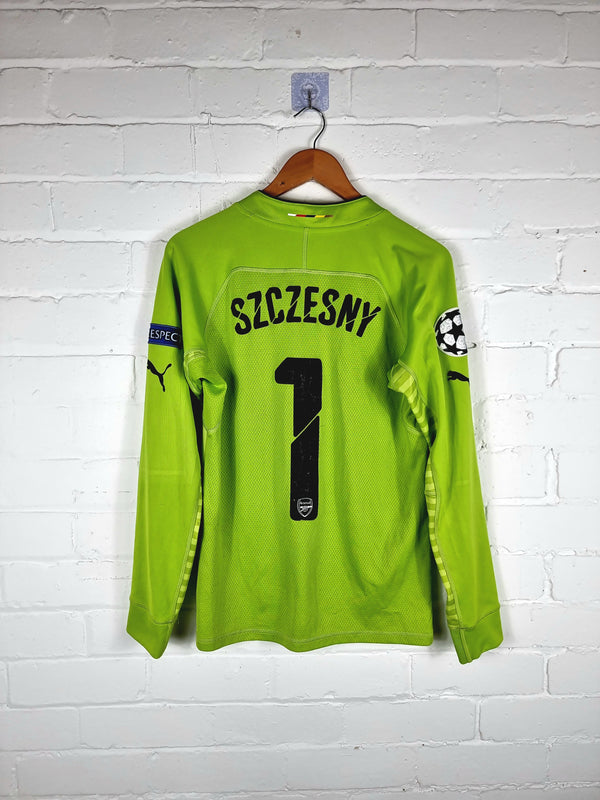 Puma Arsenal 2014/15 'Szczesny 1' Long Sleeve Champions League Goalkeeper Shirt Small