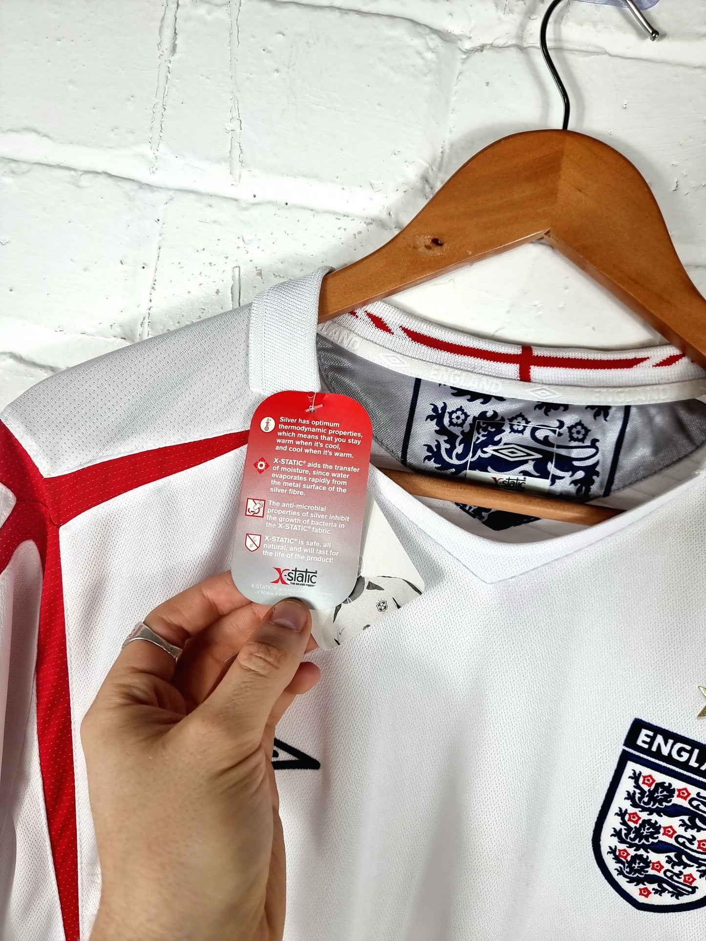 Umbro England 2005/07 Deadstock Home Shirt XL