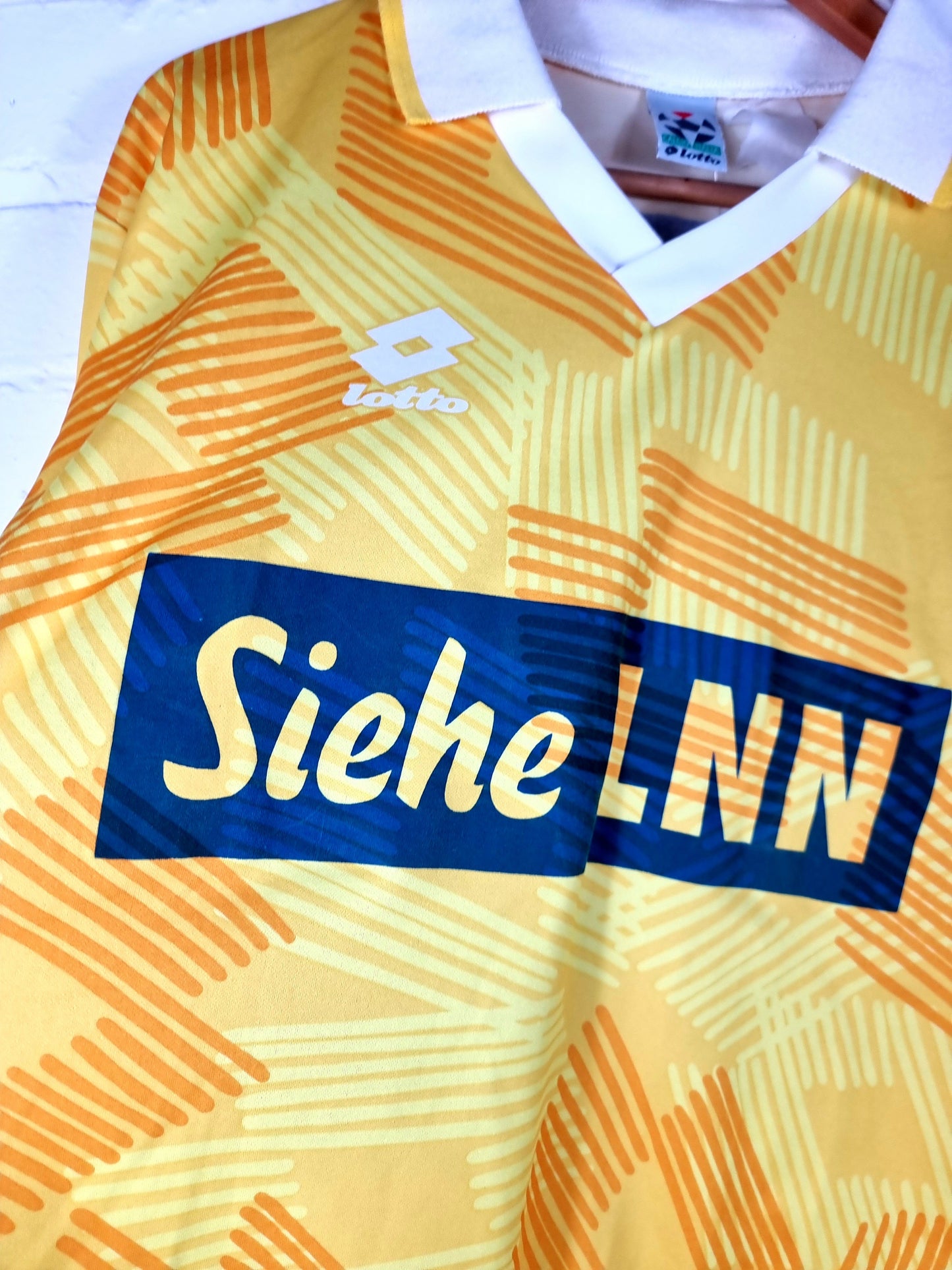 Lotto 1991/92 Vintage Long Sleeve Swiss Template Shirt XL