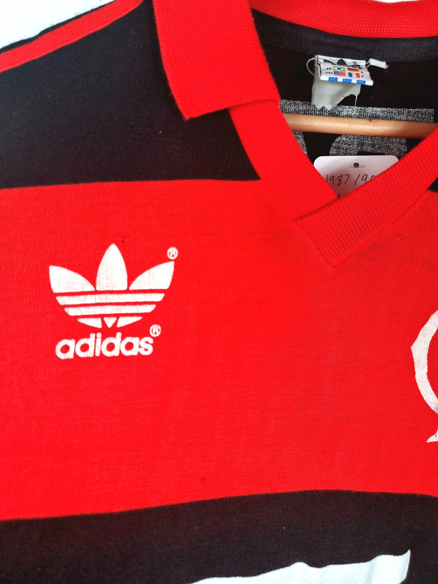 Adidas Flamengo 1987/90 '9 (Bebeto)' Home Shirt Large