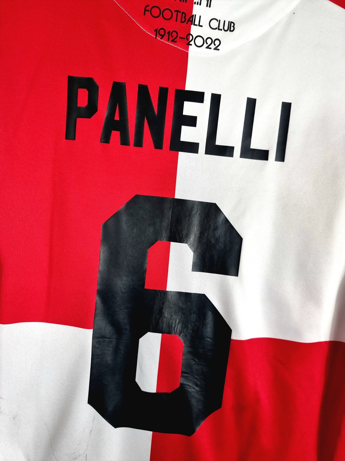 Macron Rimini 2021/22 'Panelli 6' Home Shirt Large