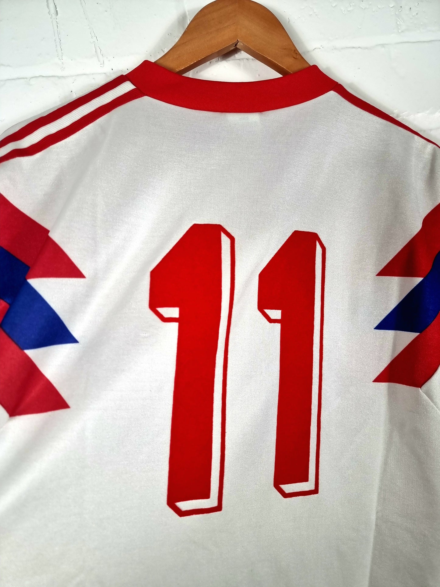 Adidas 1990s Vintage Opel Football Shirt Template Large
