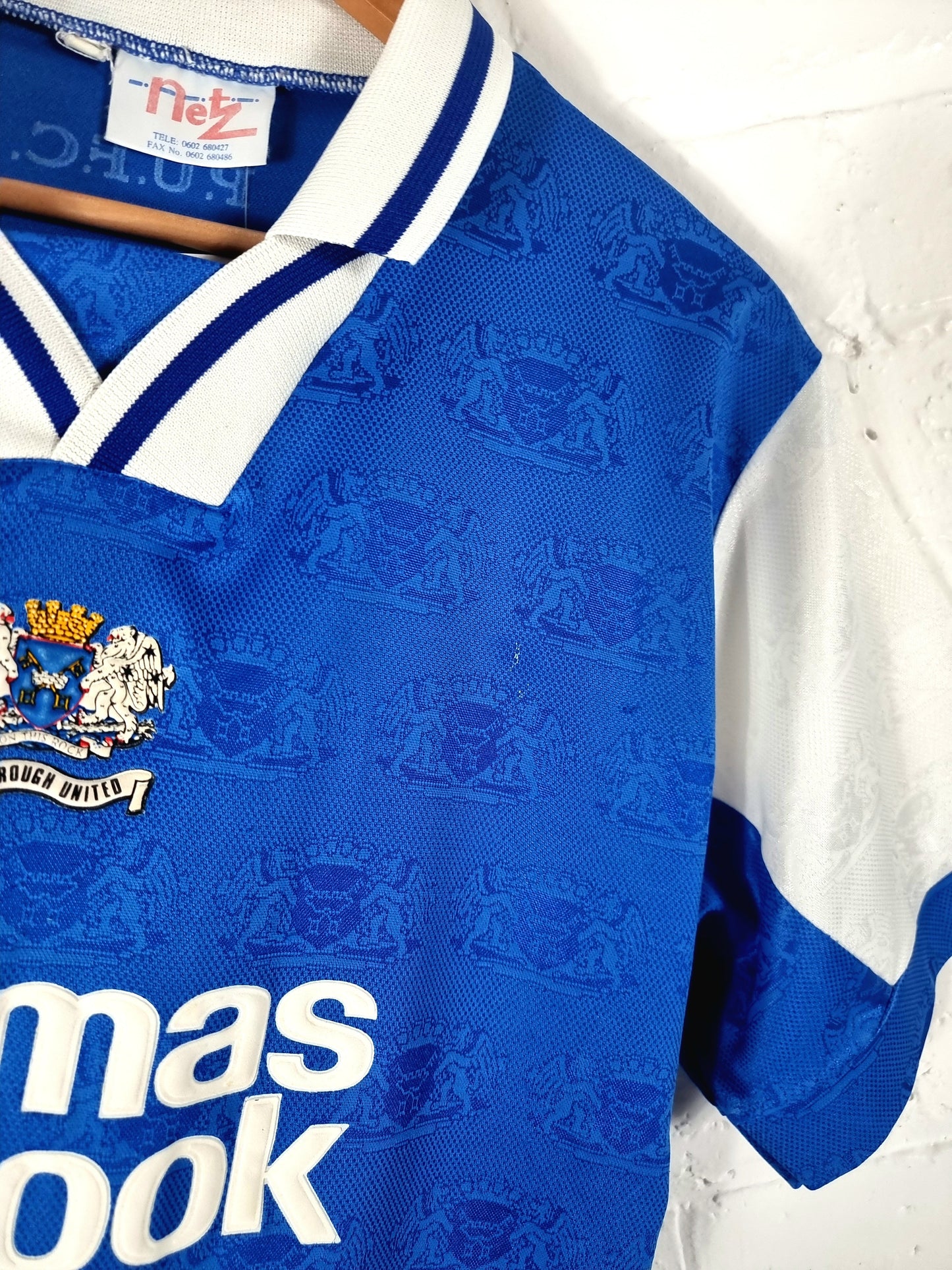 Netz Peterborough United 1995/96 Home Shirt Medium