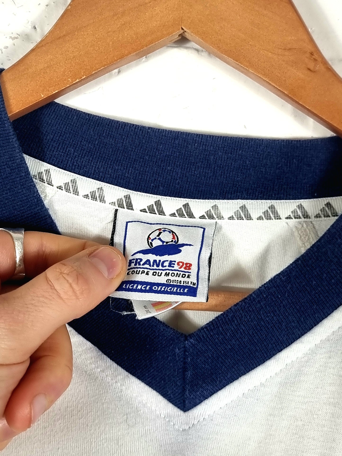 Adidas France 98 Coupe Du Monde Cotton Leisure T-Shirt XL