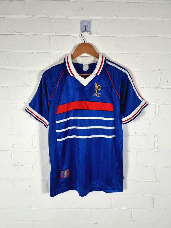 France 1998/00 Vintage Bootleg Home Shirt Medium