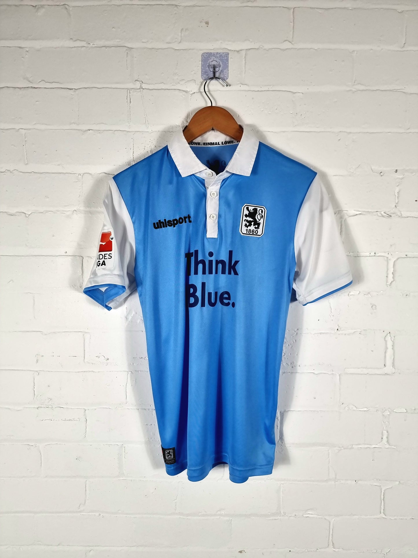 Uhlsport 1860 Munich 2014/15 'Bedia 10' Home Shirt Small