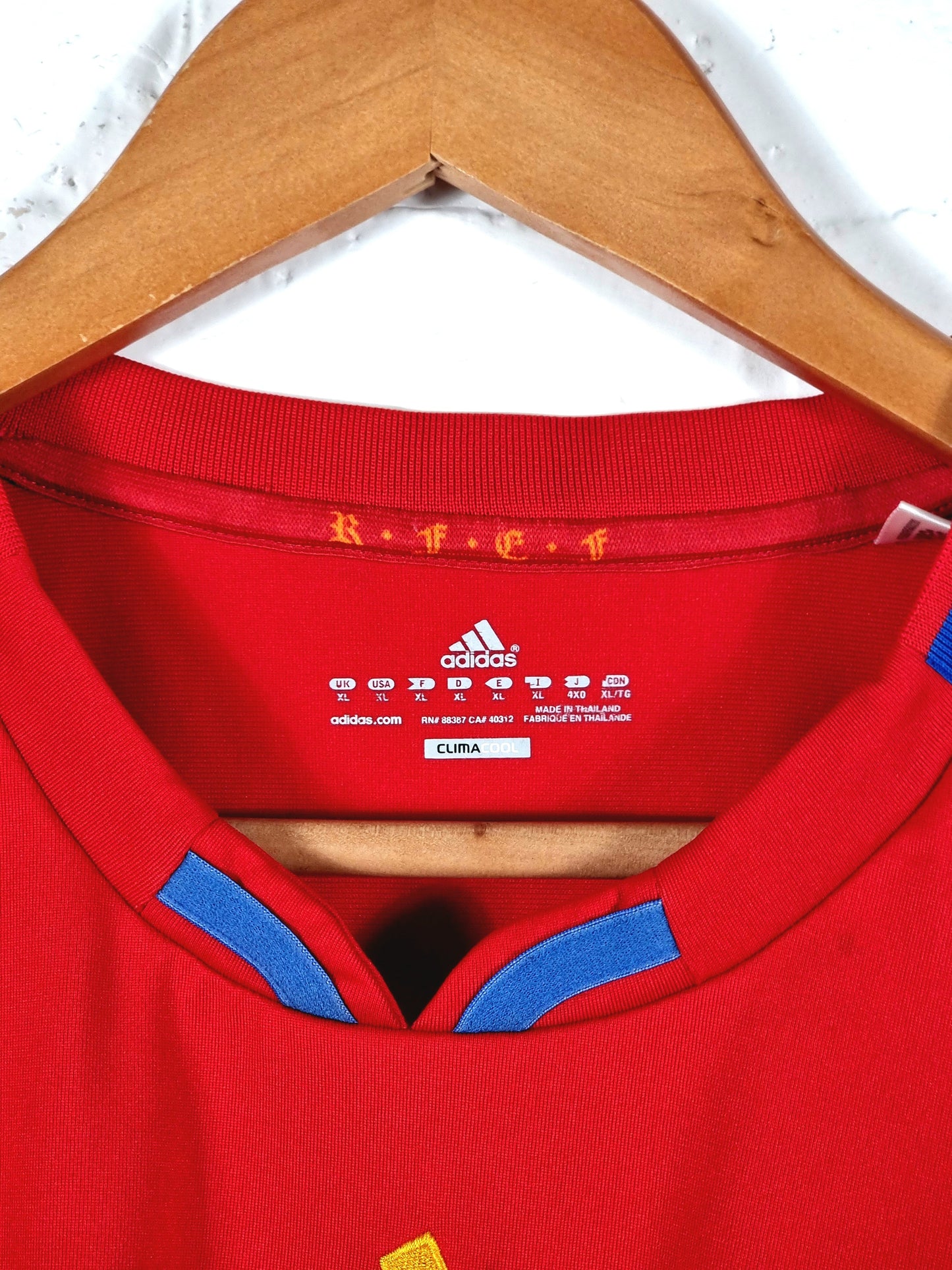 Adidas Spain 2010/11 Home Shirt XL