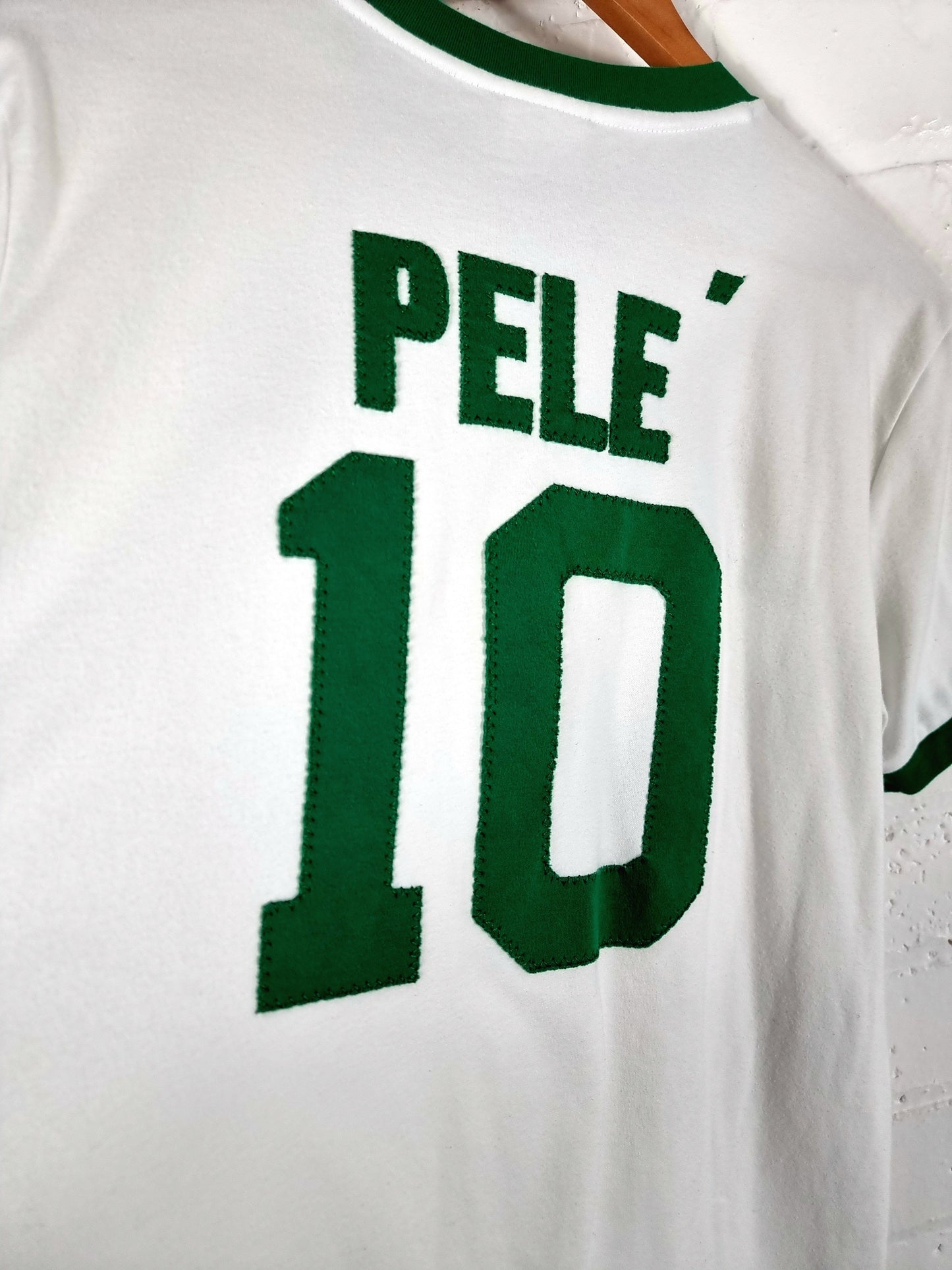 Umbro New York Cosmos 2011 'Pele 10' Cotton Home Reissue Shirt Large